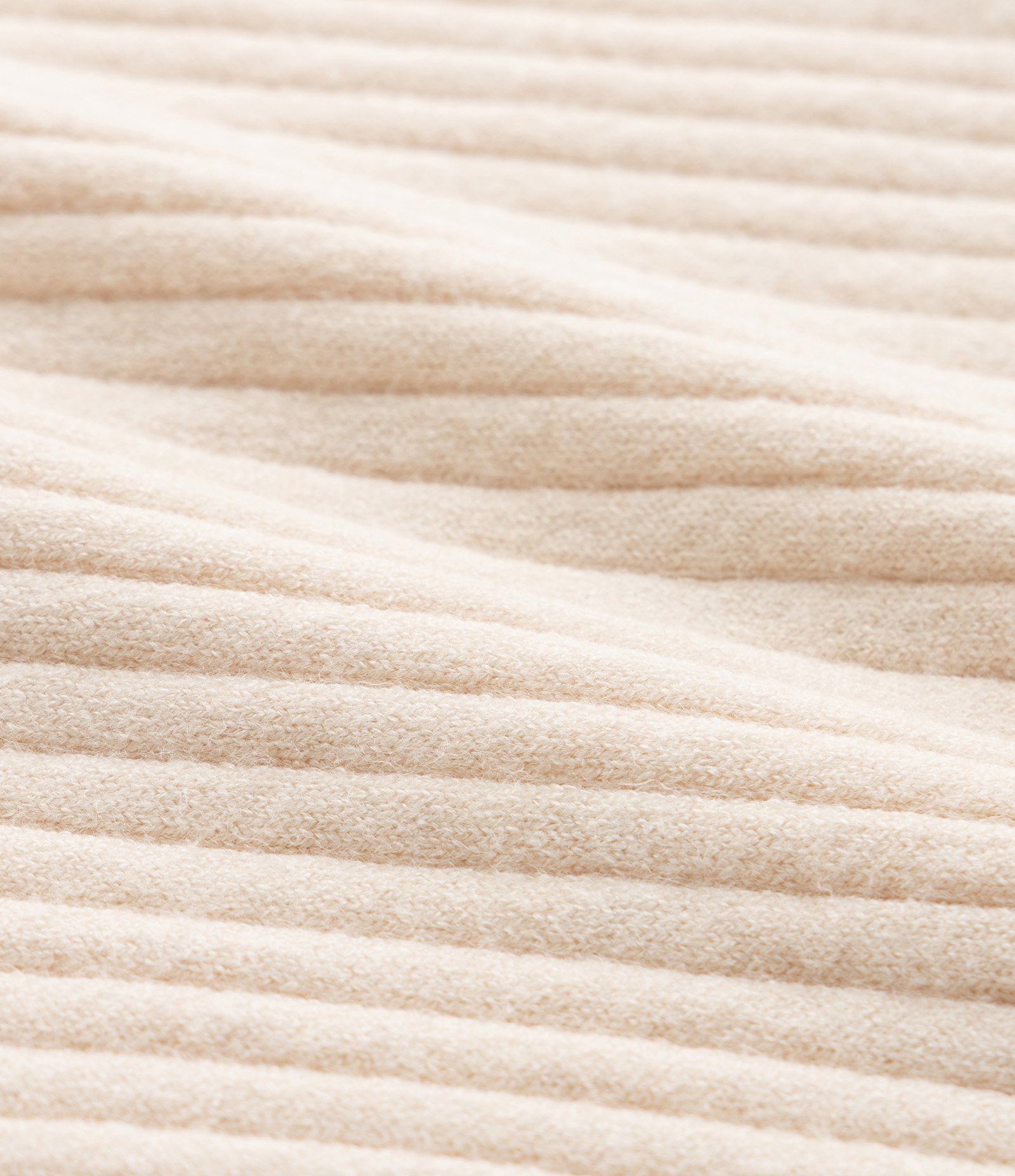 Blusa Infantil em Tricô com Babadinho no Punho - Tam 1 a 5 Anos Bege 3