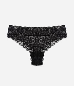 Calcinha Biquíni Fio Duplo em Renda Curve & Plus Size