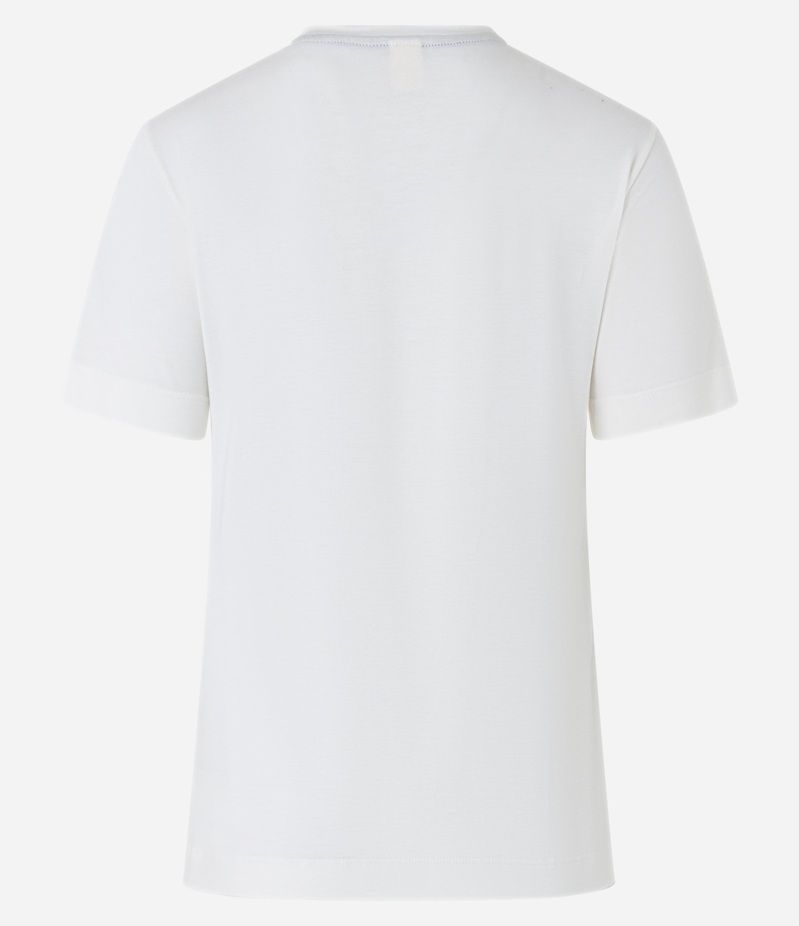 Camiseta em Algodão com Estampa Listras Mar e Sol Paetê Branco 7
