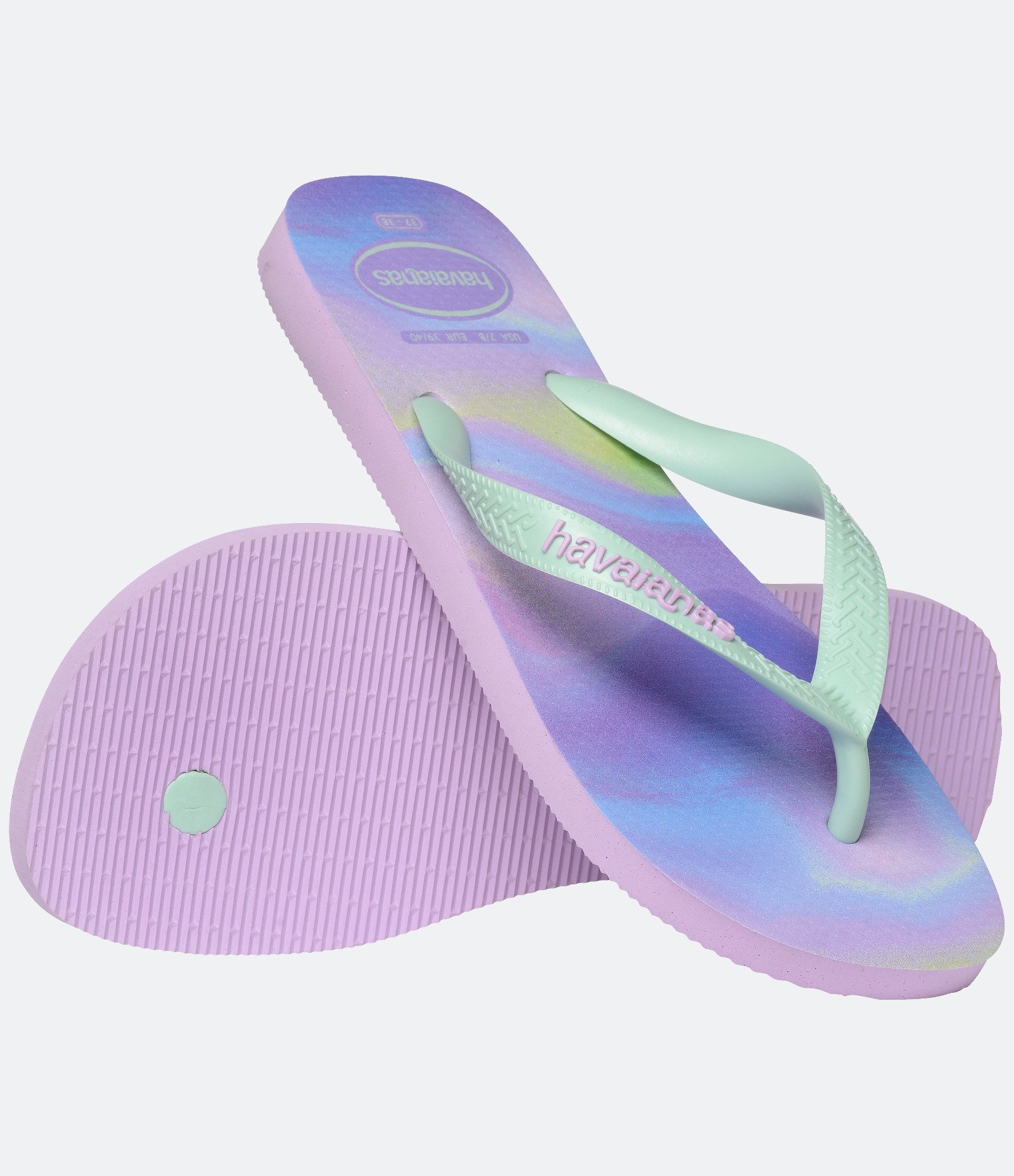 Chinelo Infantil Havaianas Top Fashion - Tam 23 ao 32 Roxo 2