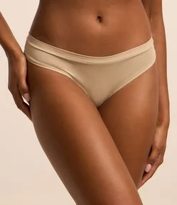 Calcinha Biquini Fio Duplo Básica em Poliamida