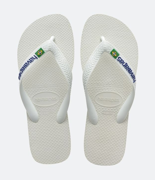 Chinelo Clássico Infantil com Bandeirinha do Brasil Havaianas - Tam 23 ao 32