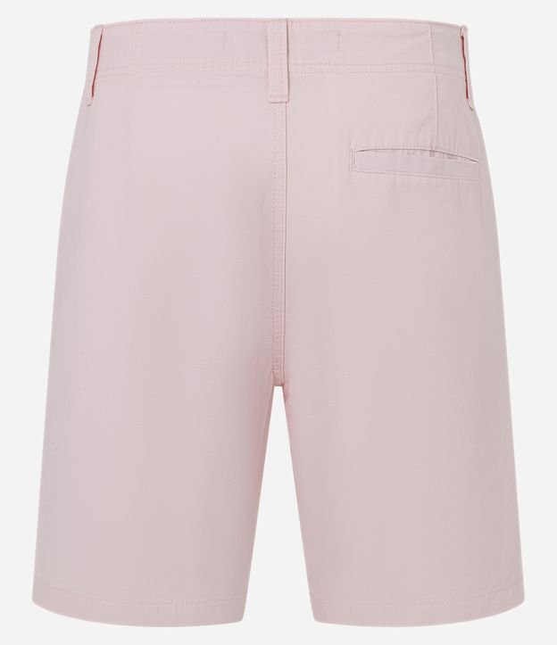 Bermuda Slim Alfaiataria em Sarja com Bolsos