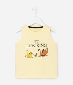 Regata Infantil com Estampa Rei Leão - Tam 2 a 5 Anos