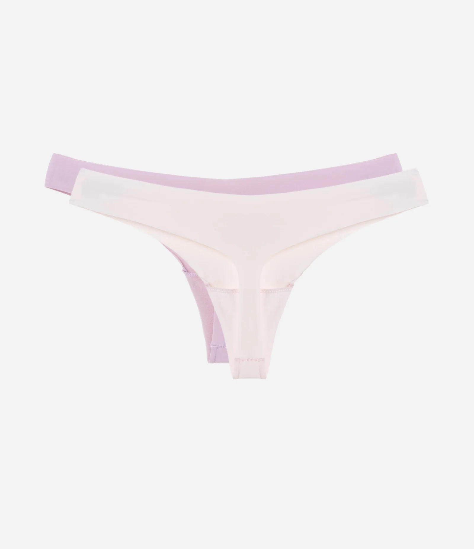 Kit 02 Calcinhas Biquíni em Poliamida com Corte a Laser Rosa/Lilás 2