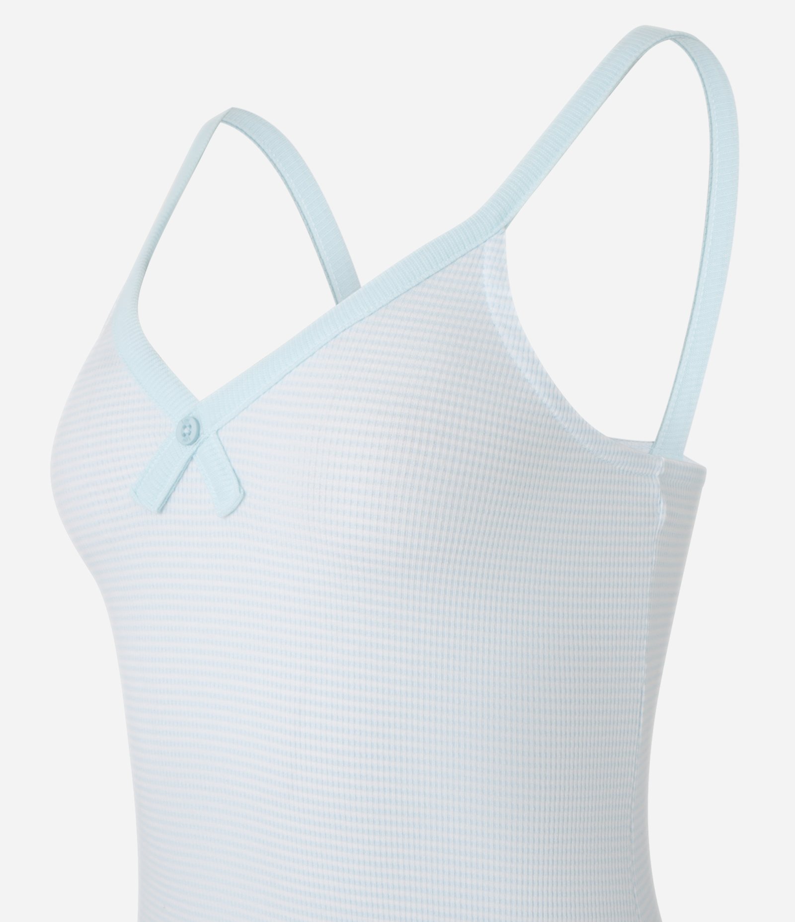 Camisola de Alça em Ribana com Lacinho no Decote M 5