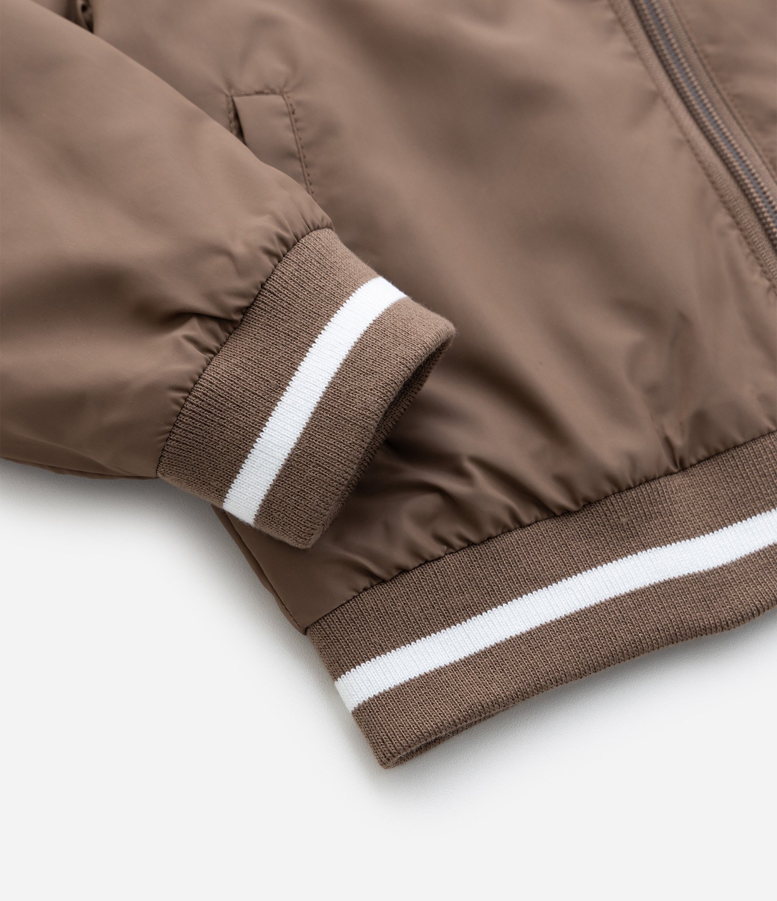 Jaqueta Quebra Vento Infantil em Microfibra - Tam 1 a 5 anos Marrom 6