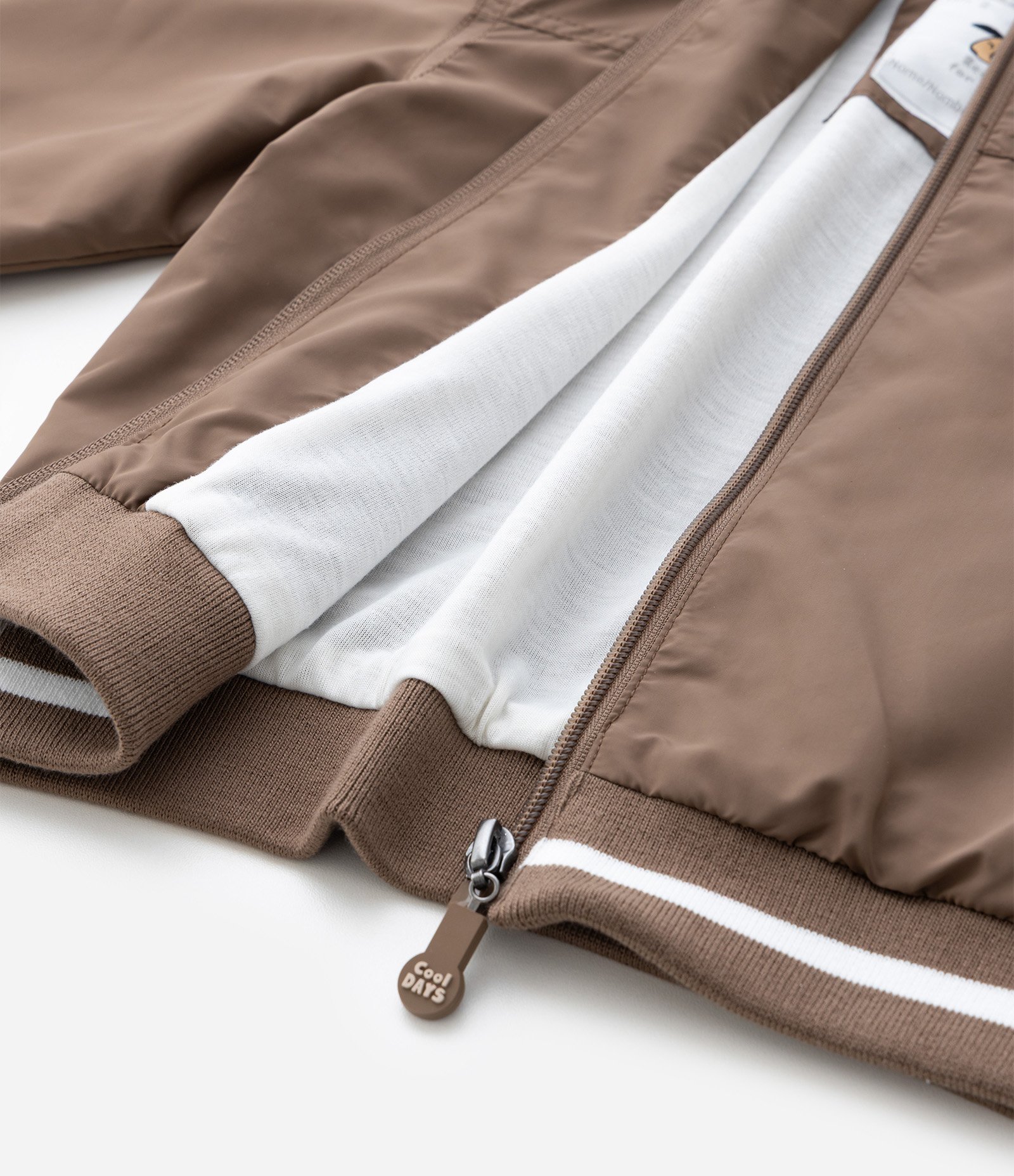 Jaqueta Quebra Vento Infantil em Microfibra - Tam 1 a 5 anos Marrom 7