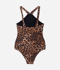 Maio com Estampa de Onçinha e Detalhe Metalizado