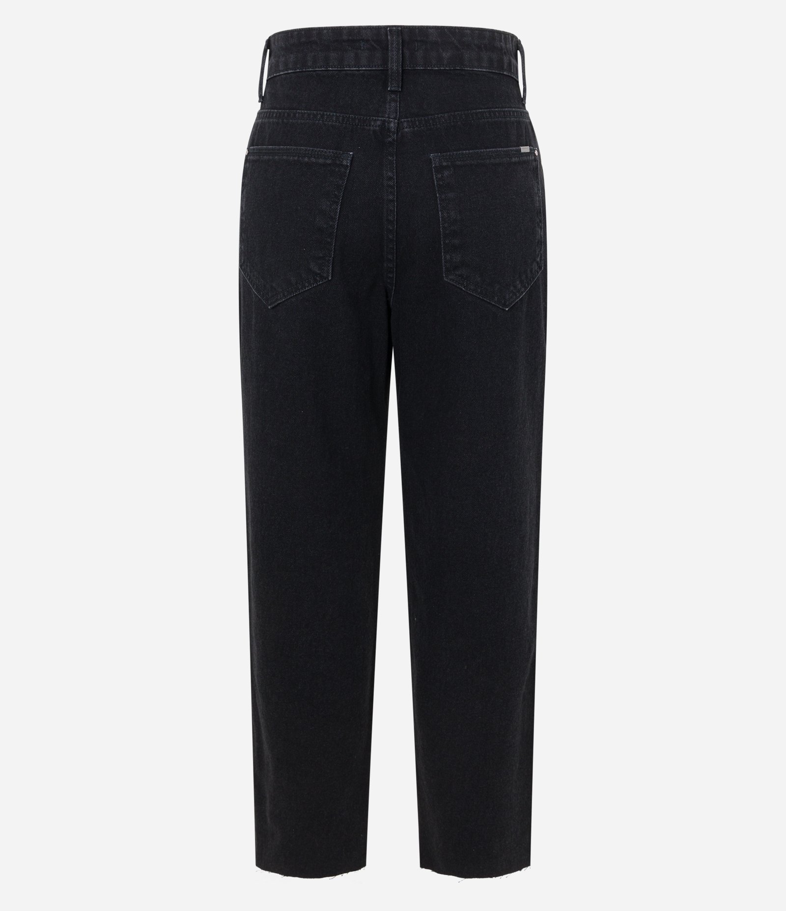 Calça Mom Comfort com Brilhos Bordados Preto 7