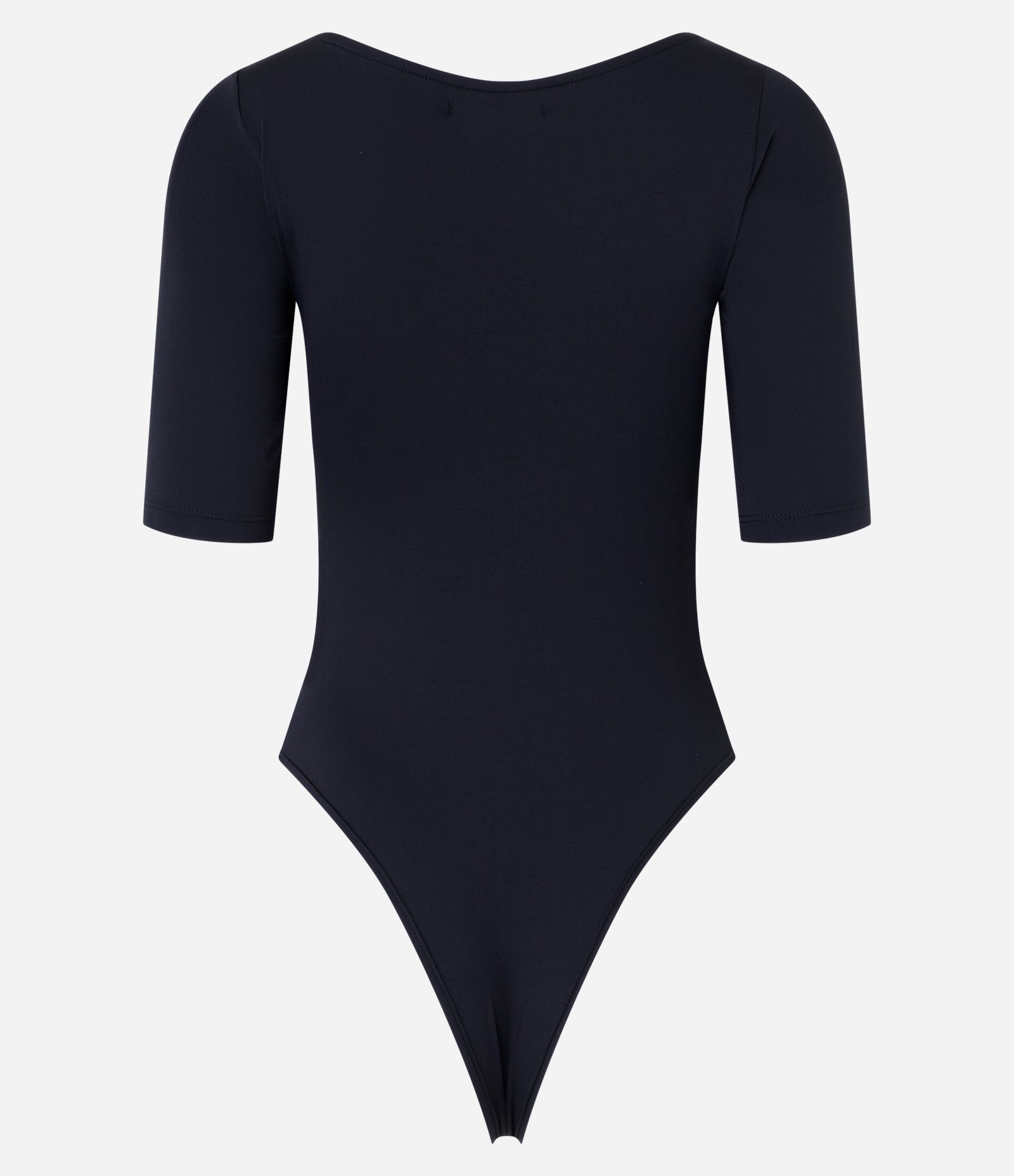 Body em Poliamida com Decote Canoa e Manga 3/4 Preto 8