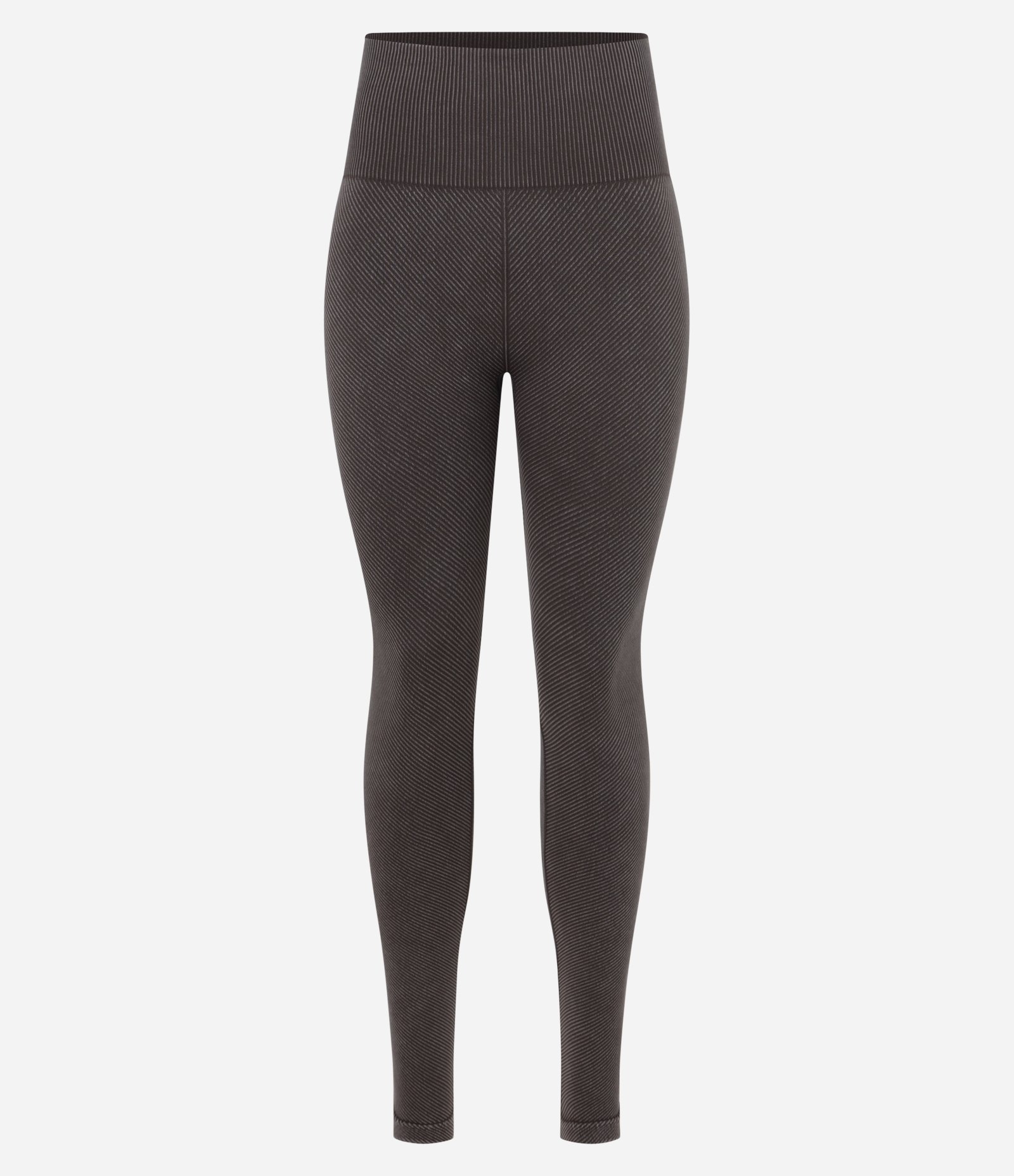 Calça Legging Esportiva em Poliamida com Efeito Lavado Marrom 5