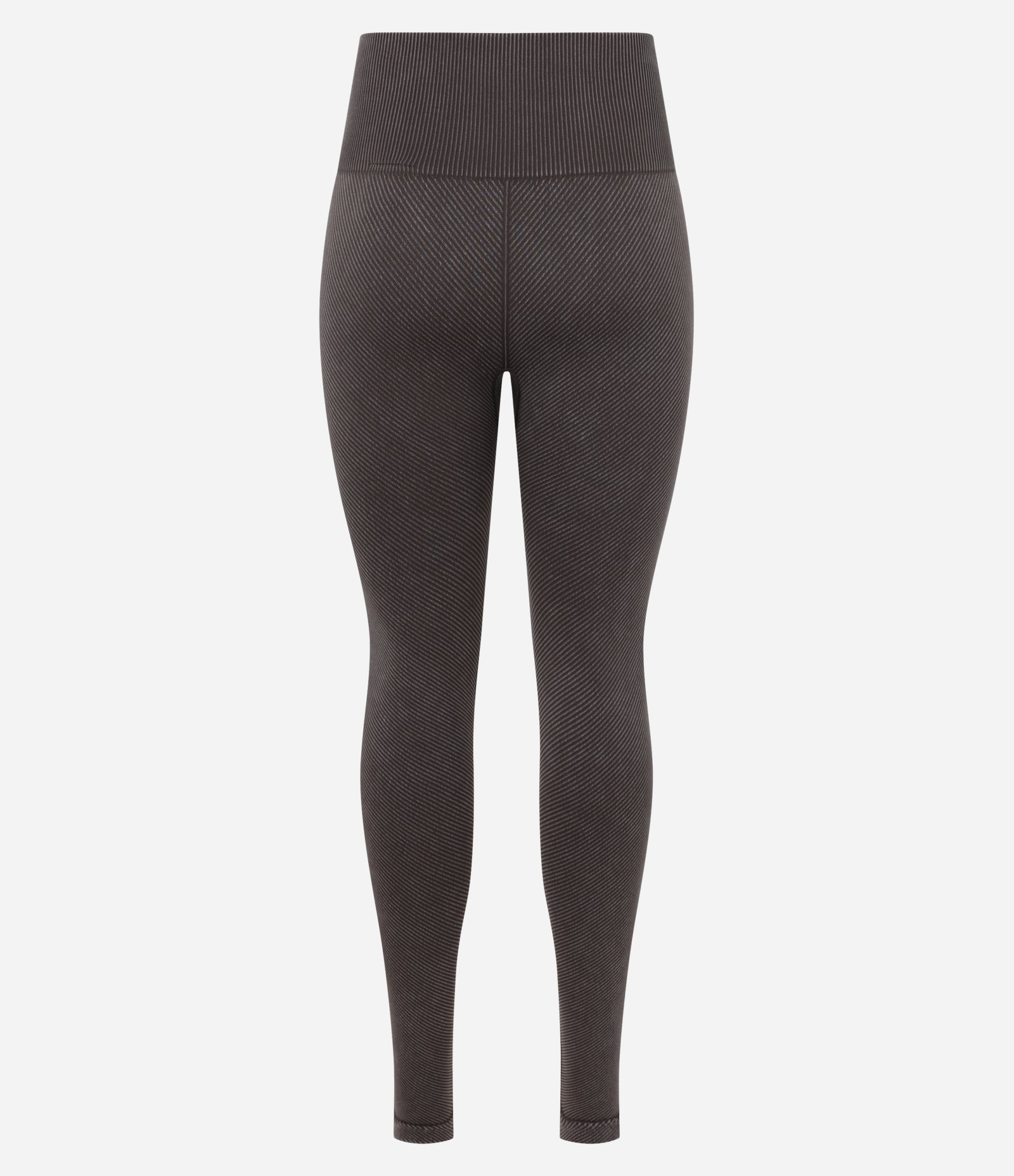 Calça Legging Esportiva em Poliamida com Efeito Lavado Marrom 6