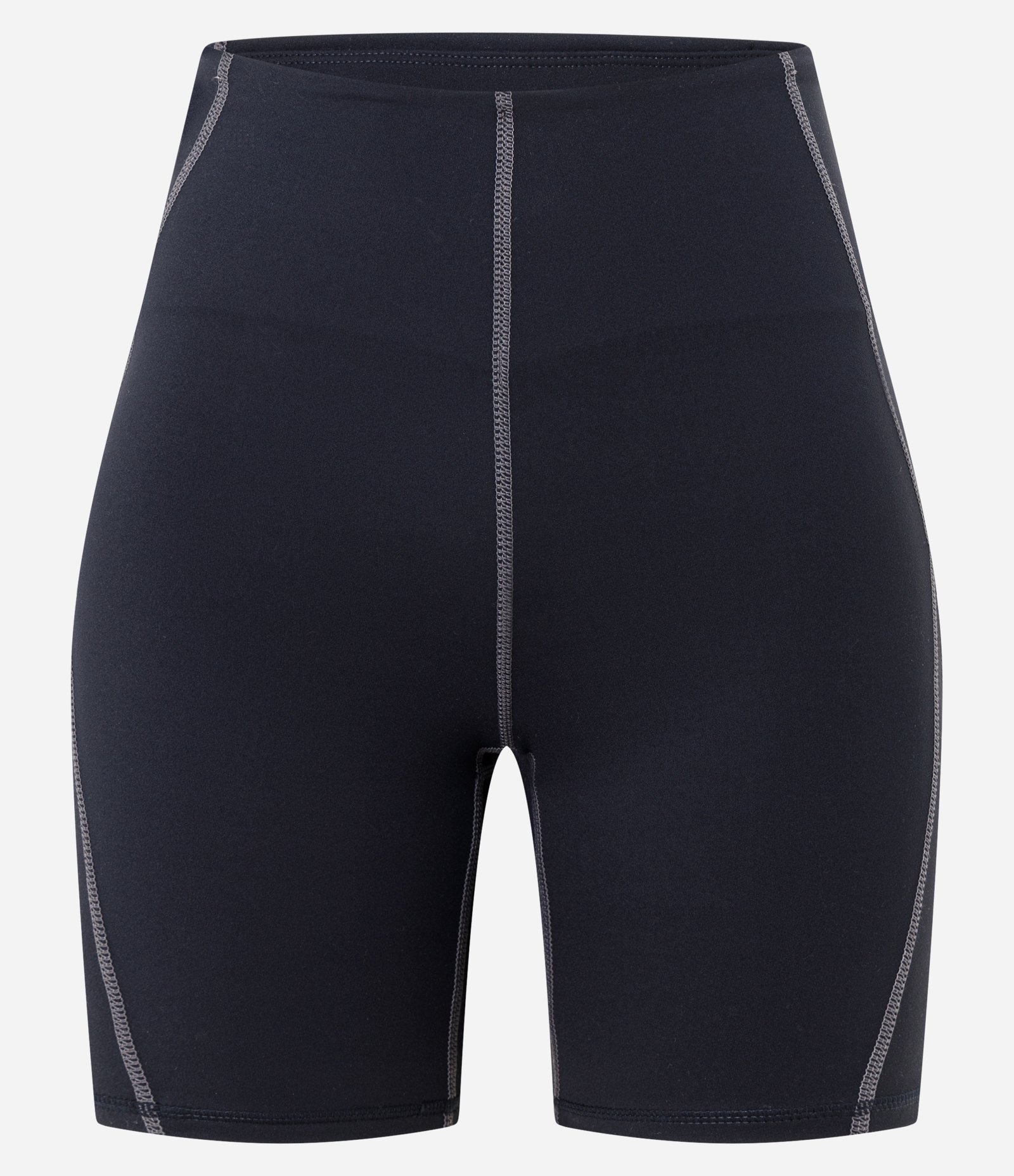 Bermuda Esportiva em Microfibra com Costura Aparente Preto 5