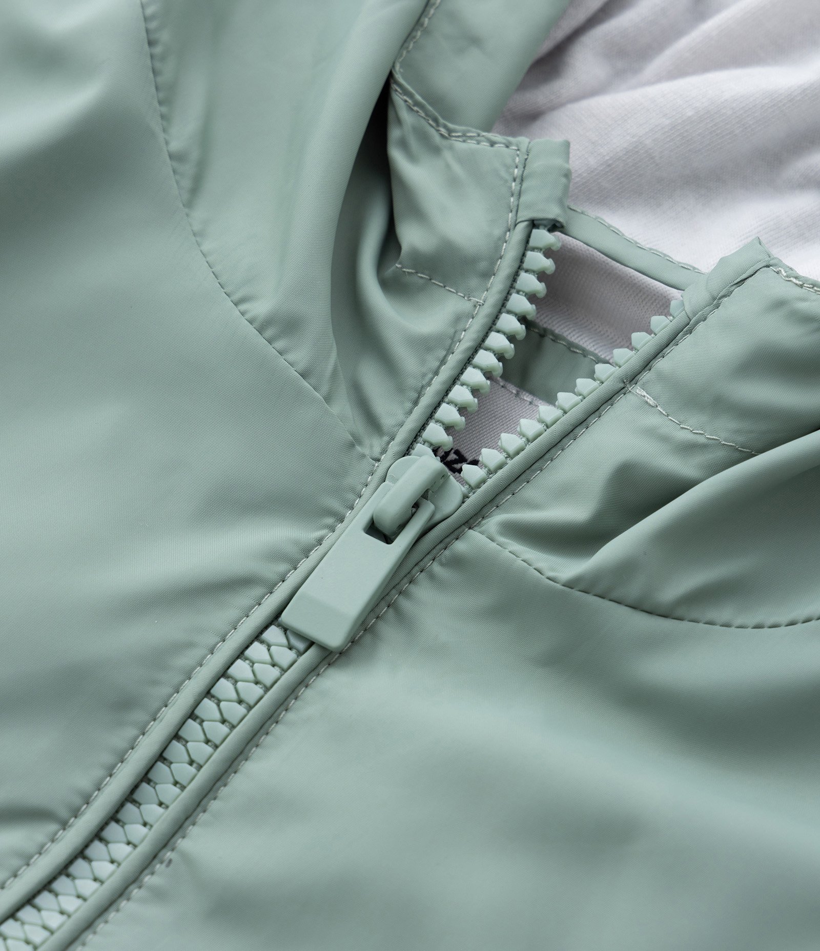 Jaqueta Quebra-Vento Infantil com Capuz - Tam 5 a 14 Anos Verde Claro 3