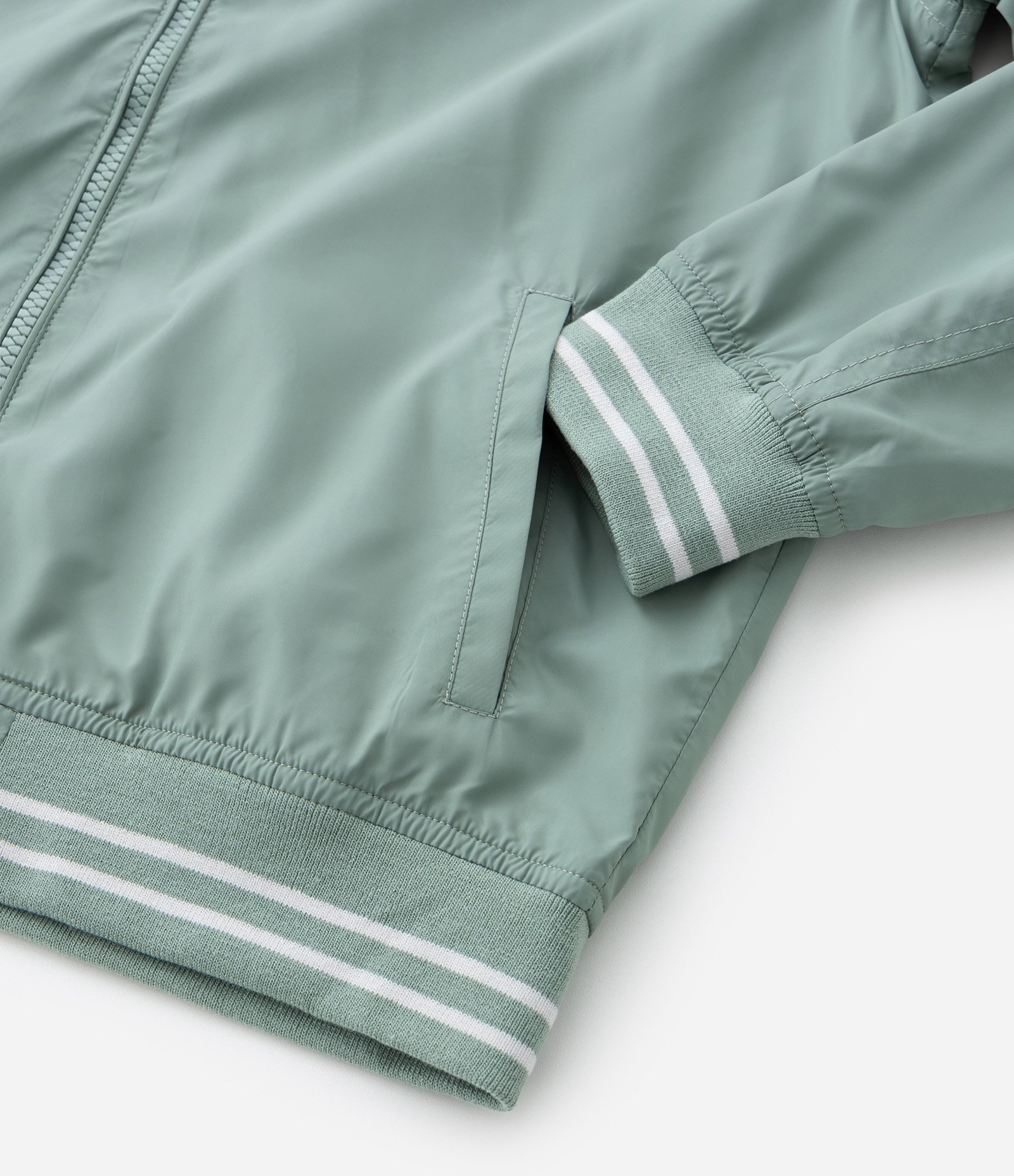 Jaqueta Quebra-Vento Infantil com Capuz - Tam 5 a 14 Anos Verde Claro 5