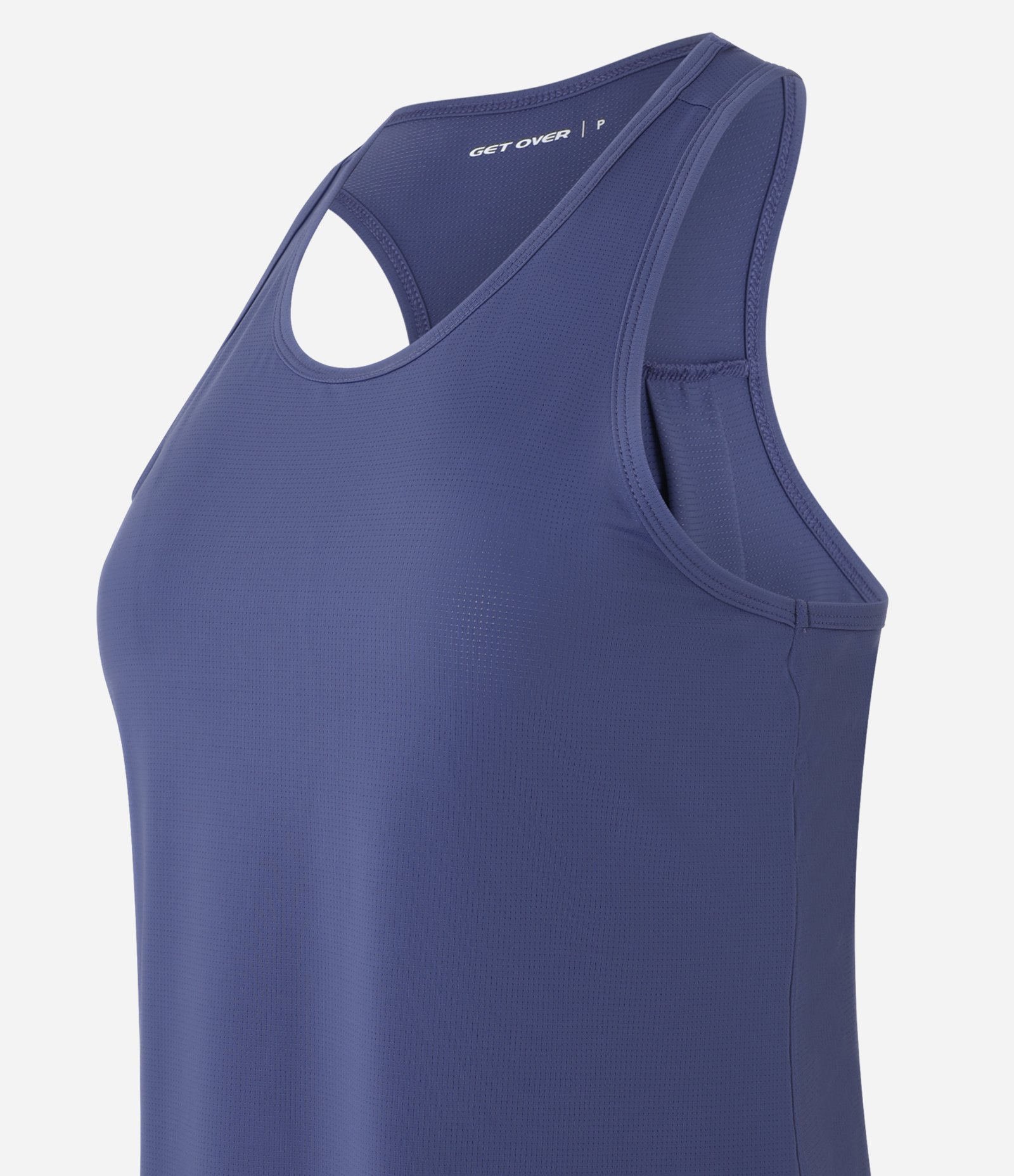 Regata Nadador Esportiva em Microfibra com Furinhos Azul Marinho 7