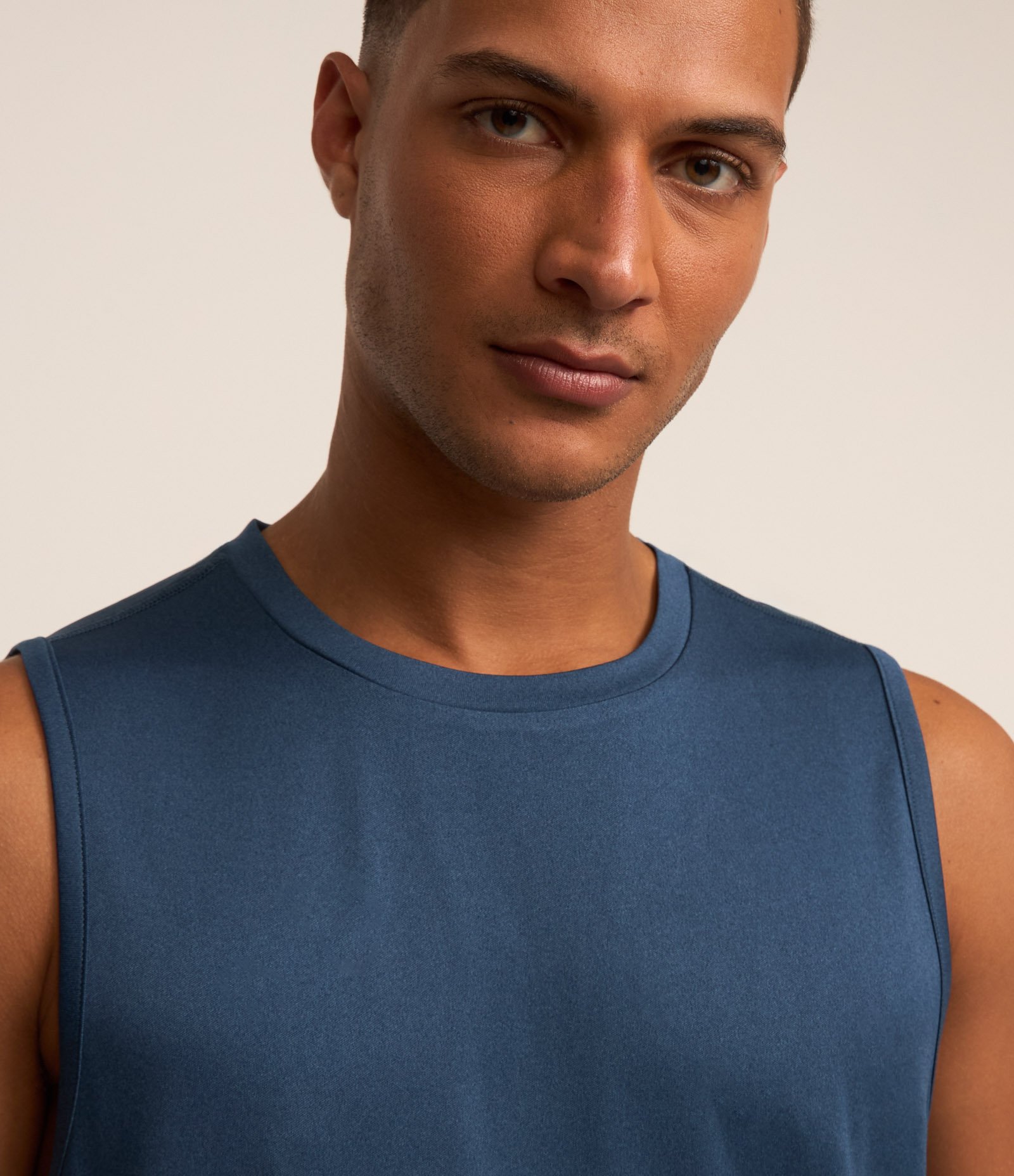 Regata Regular Esportiva Básica com Detalhe Refletivo Azul Marinho 4