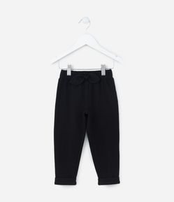 Calça Jogger Infantil com Lacinho Aplicado - Tam 1 a 5 Anos