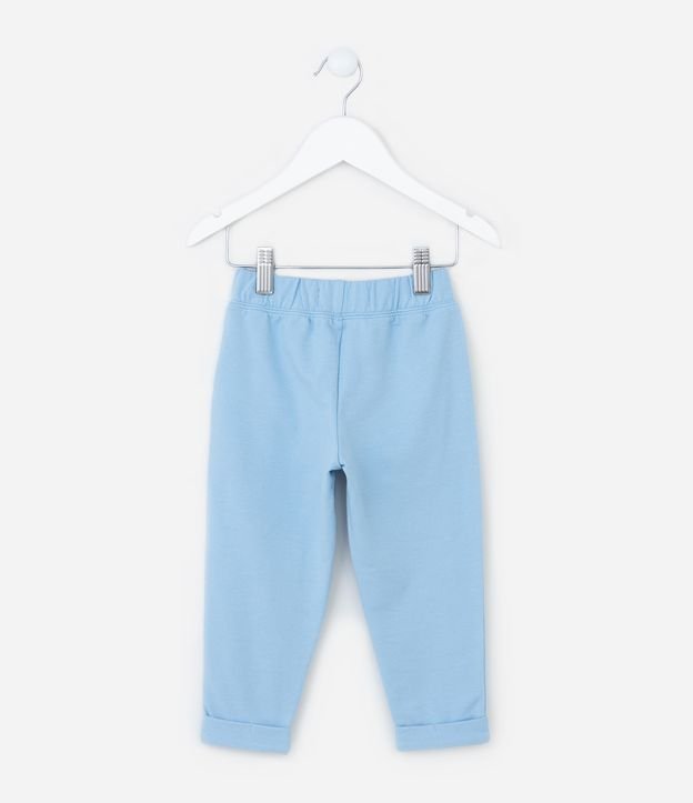 Calça Jogger Infantil com Lacinho Aplicado - Tam 1 a 5 Anos