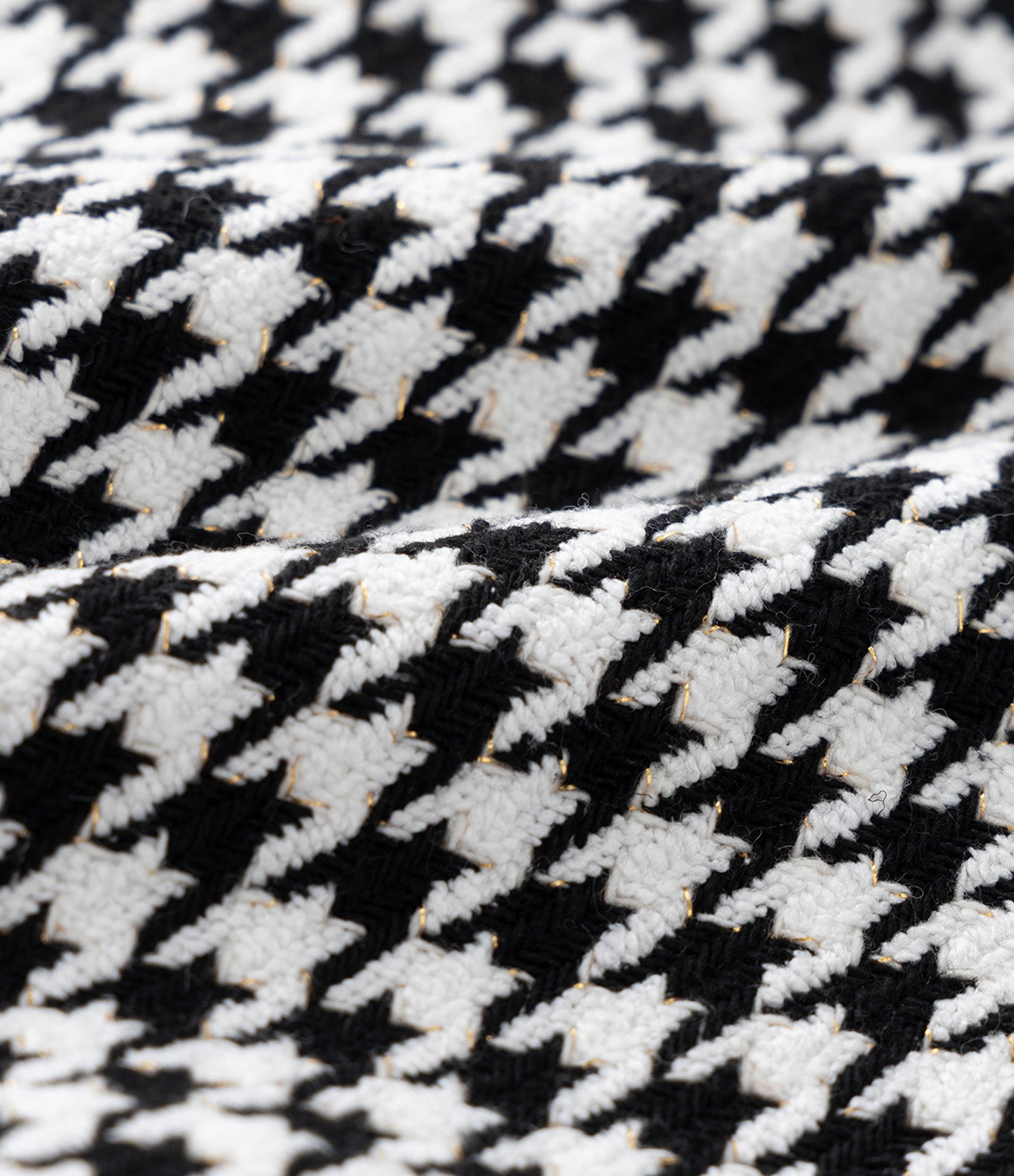 Jaqueta Infantil com Estampa Xadrez Pied Poule - Tam 1 a 5 Anos Preto/Branco 3