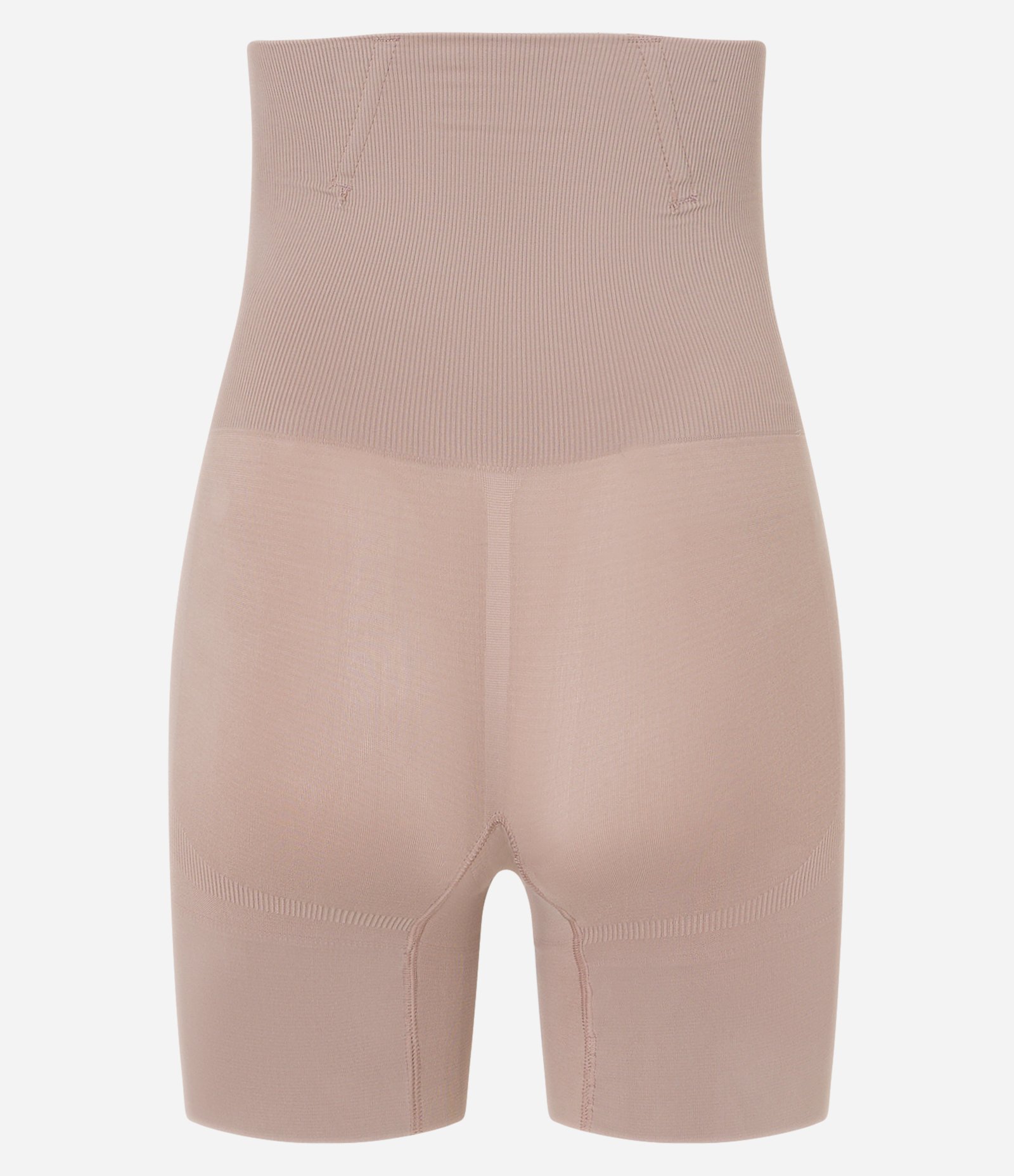 Bermuda Modeladora Seamless Cintura Canelada Bege 5