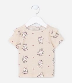 Blusa Infantil em Ribana com Babadoinhos - Tam 1 a 5 Anos