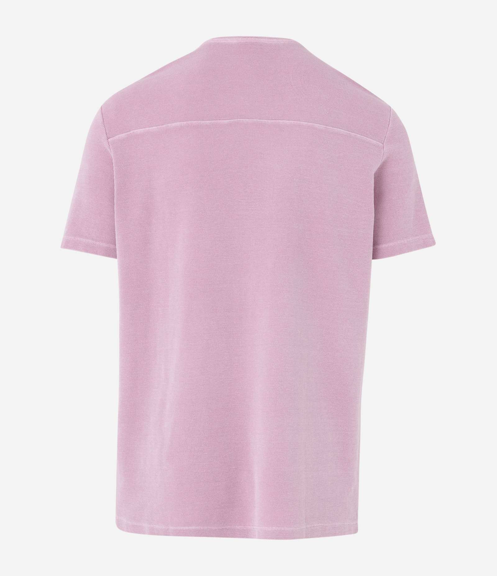 Camiseta Comfort em Algodão Texturizado com Bolso Frontal Rosa Estonado 7
