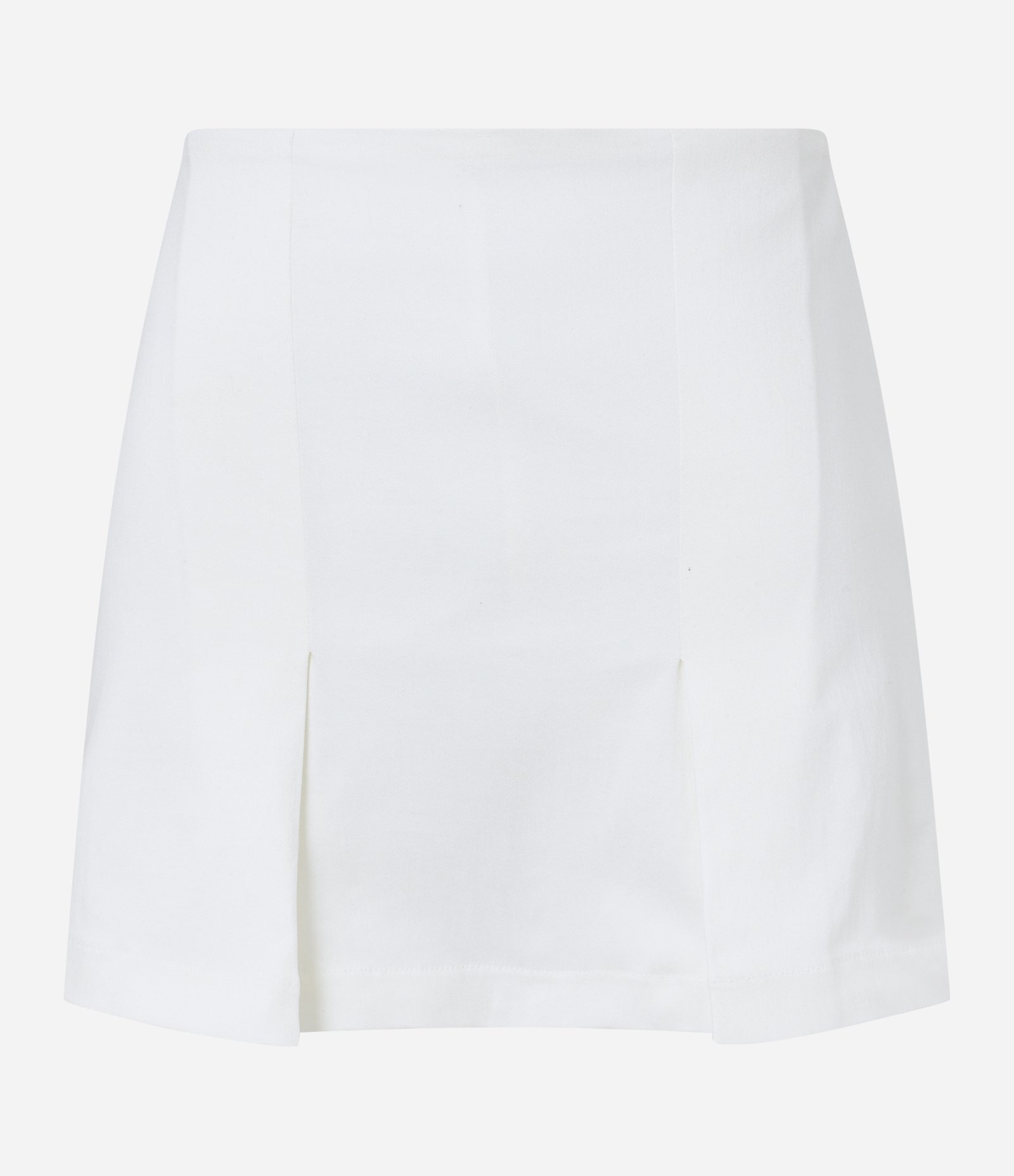 Short Saia Soltinho em Bengaline com Fendinha Branco 5
