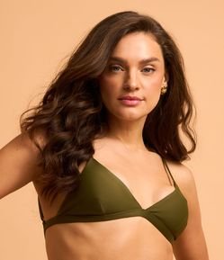 Biquíni Top Triângulo Fixo em Poliamida