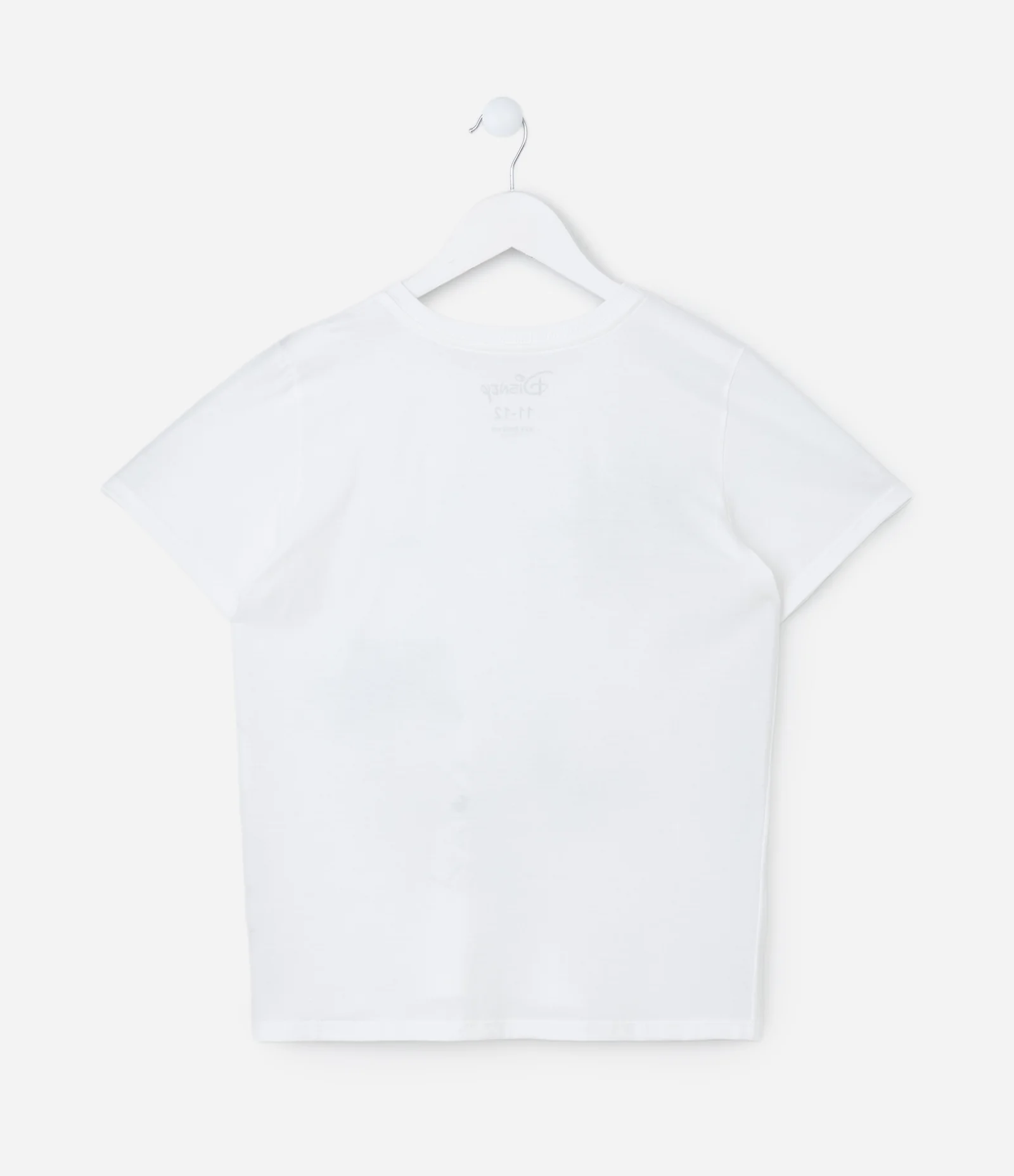 Blusa T-Shirt Infantil com Estampa Lilo & Stitch com Paetês - Tam 5 a 14 anos Branco 2