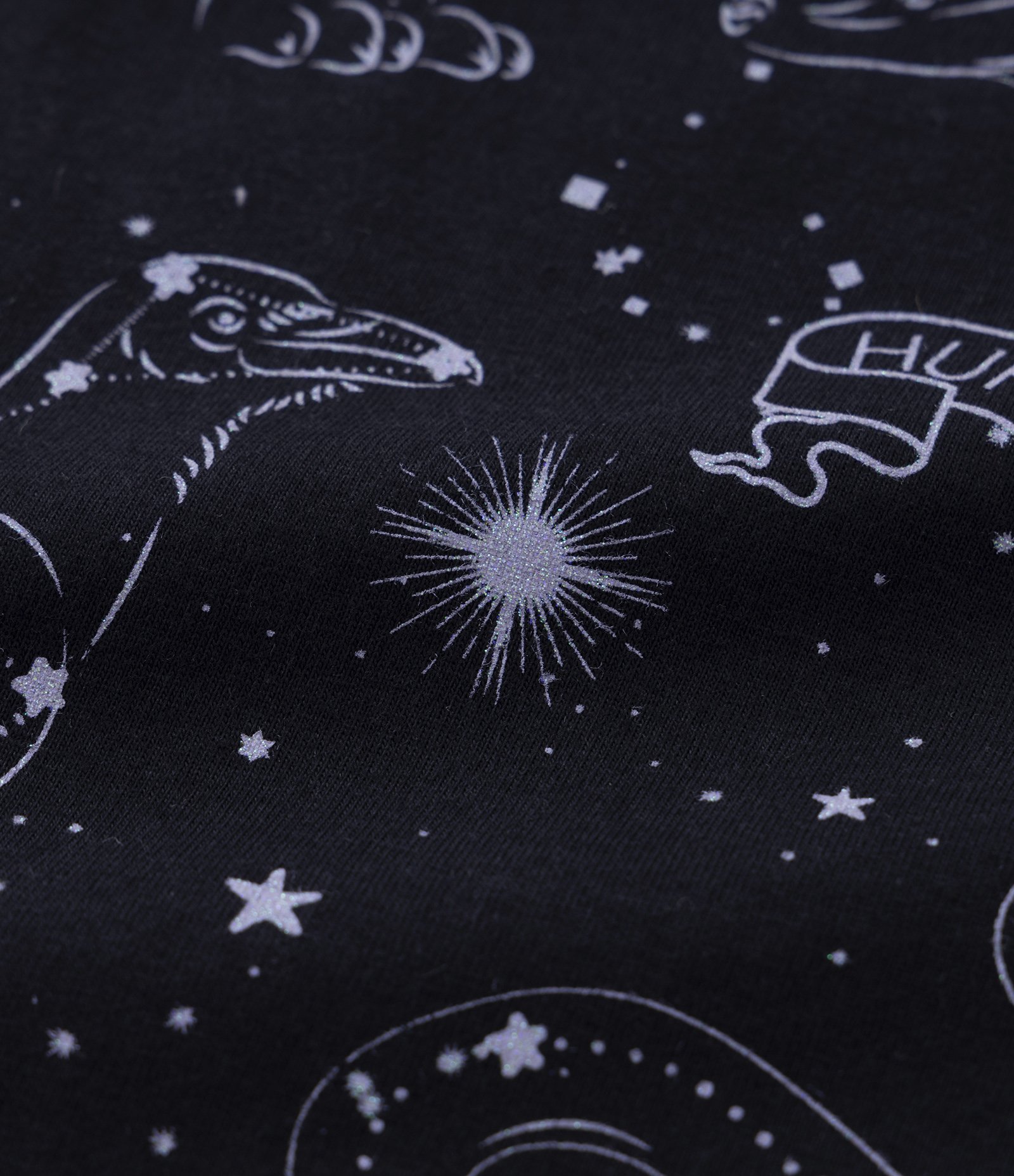 Camiseta Infantil com Estampa Hogwarts de Harry Potter - Tam 7 a 14 Anos Preto 3