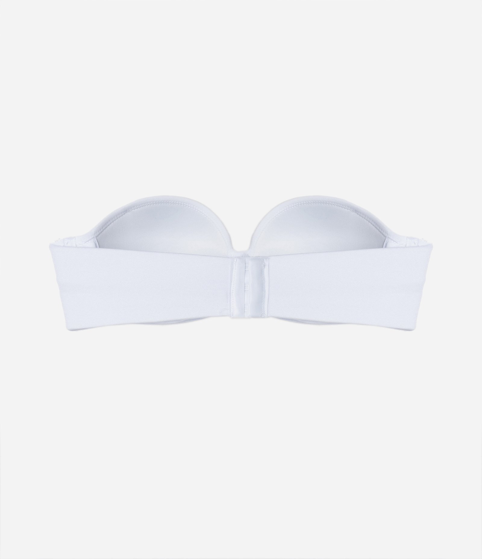 Sutiã Tomara que Caia com Bojo Oco e Fechamento Costas De Millus Branco 6