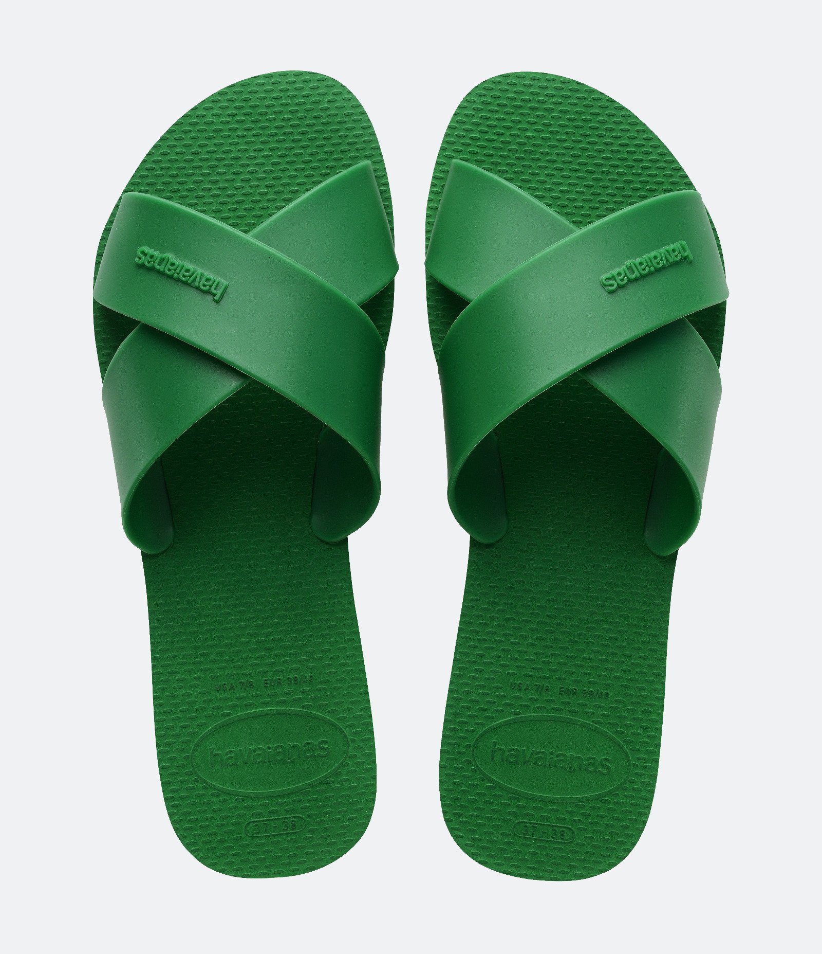 Chinelo Acqua Havaianas com Tiras Largas Verde 1