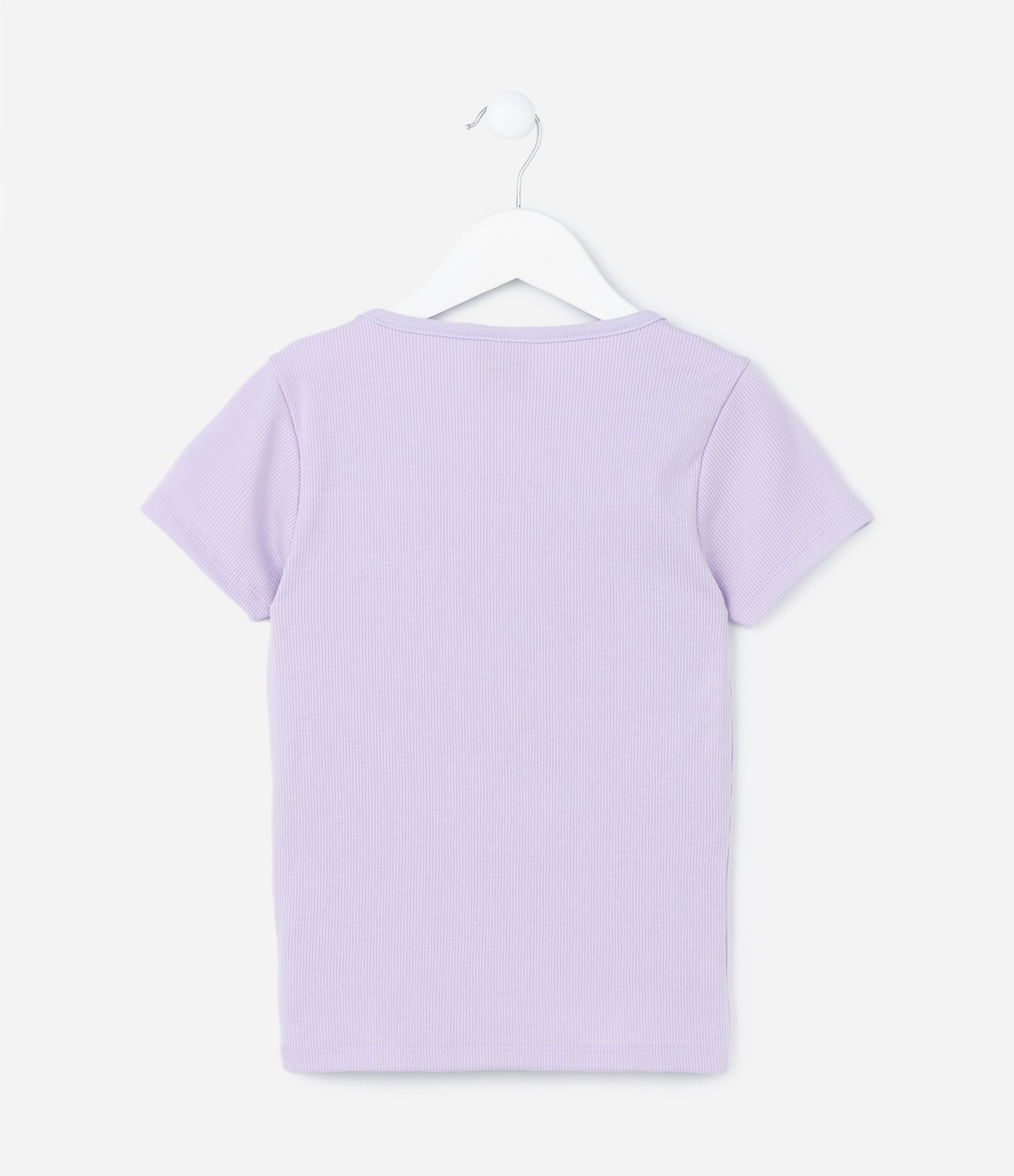 Blusa Slim Infantil Canelada  com Estampa Hello Kitty - Tam 5 a 14 Anos Lilás 2