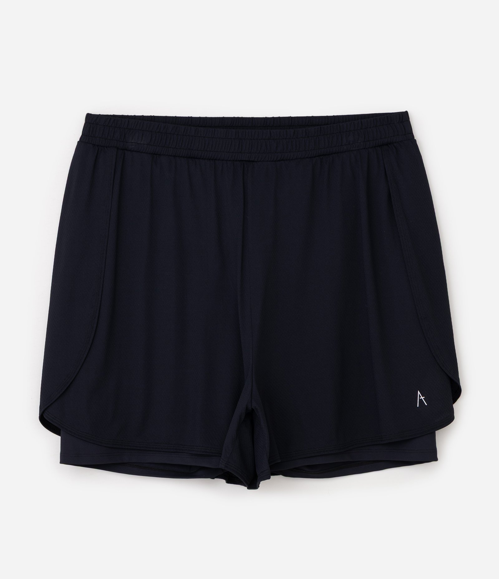 Short Runner Esportivo Bermuda Antiatrito Curve e Plus Size Preto 5