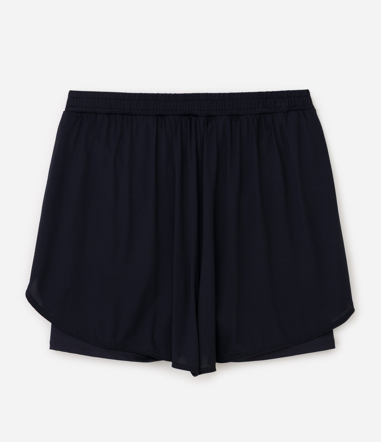 Short Runner Esportivo Bermuda Antiatrito Curve e Plus Size Preto 6