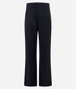 Calça Flare Texturizada com Cintura Alta