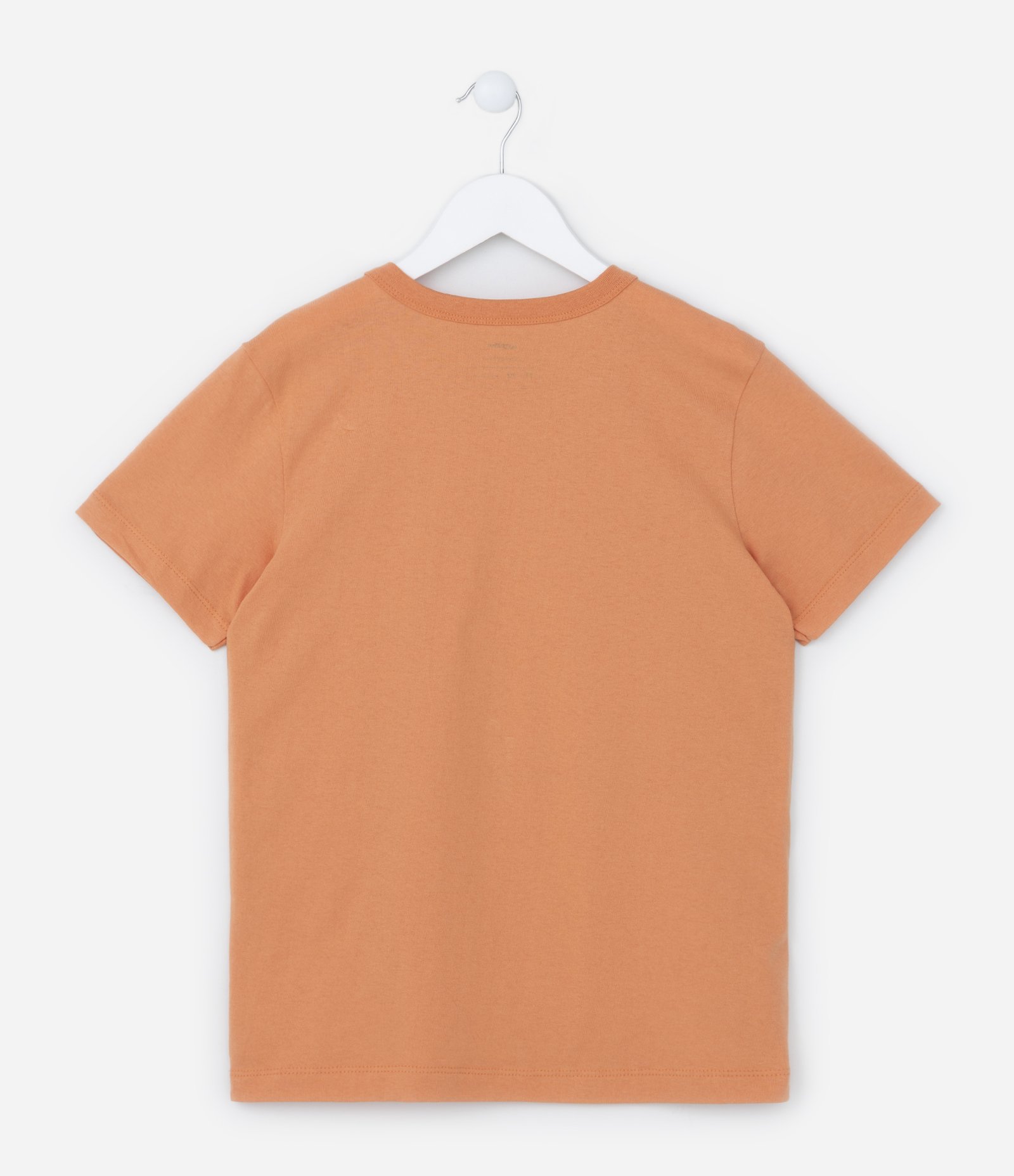 Camiseta Infantil com Estampa de Pôr do Sol - Tam 5 a 14 anos Laranja 3