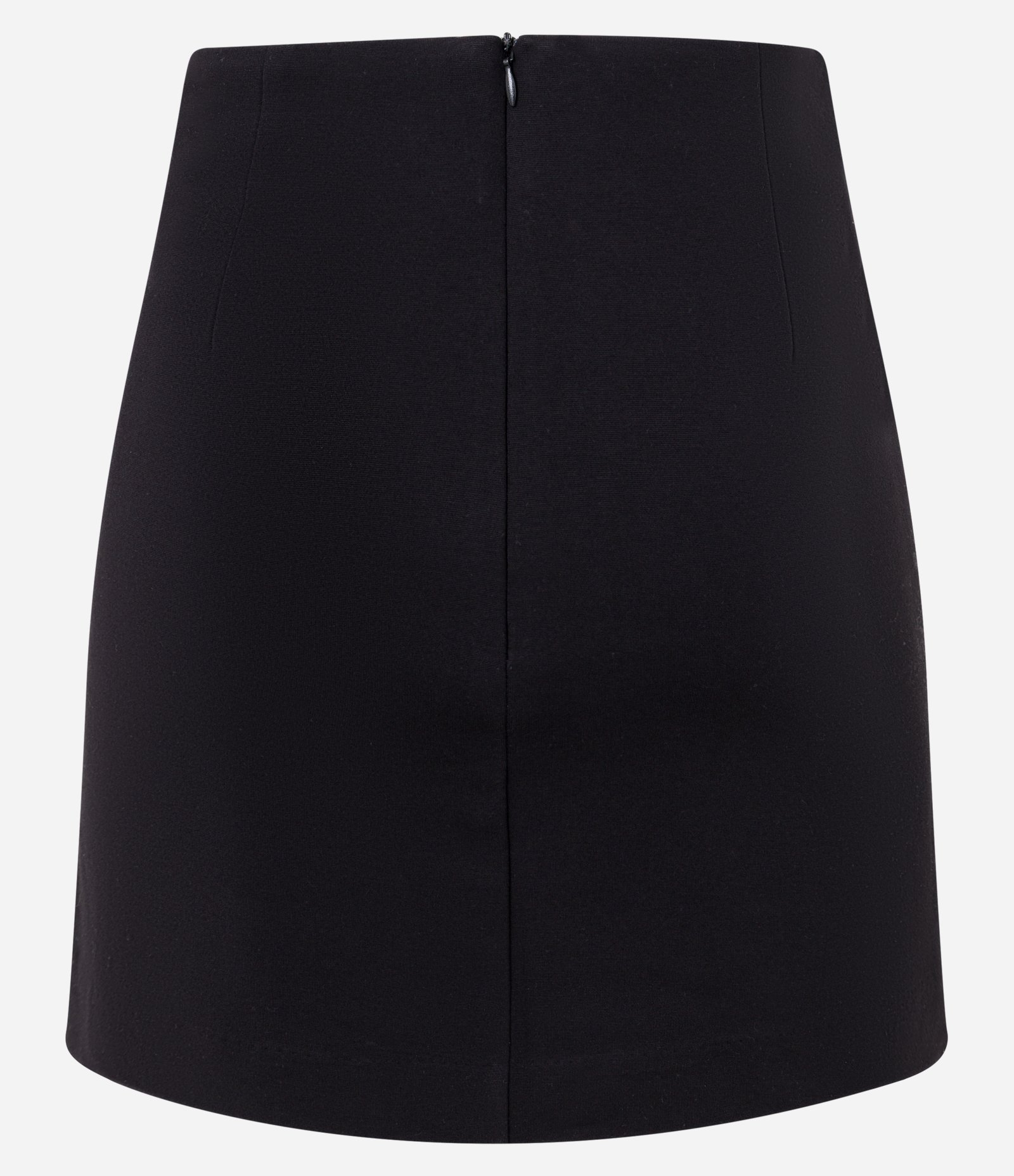 Saia Curta em Ponto Roma com Cinto Fino Afivelado Preto 6