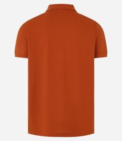 Camisa Polo Regular em Algodão com Textura