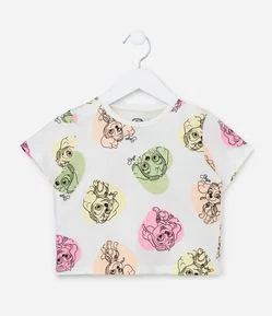 Camiseta Comfort Infantil com Estampa Patrulha Canina - Tam 2 a 6 Anos