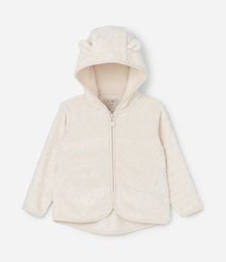 Jaqueta Infantil com Capuz e Orelhinhas - Tam 1 a 5 Anos