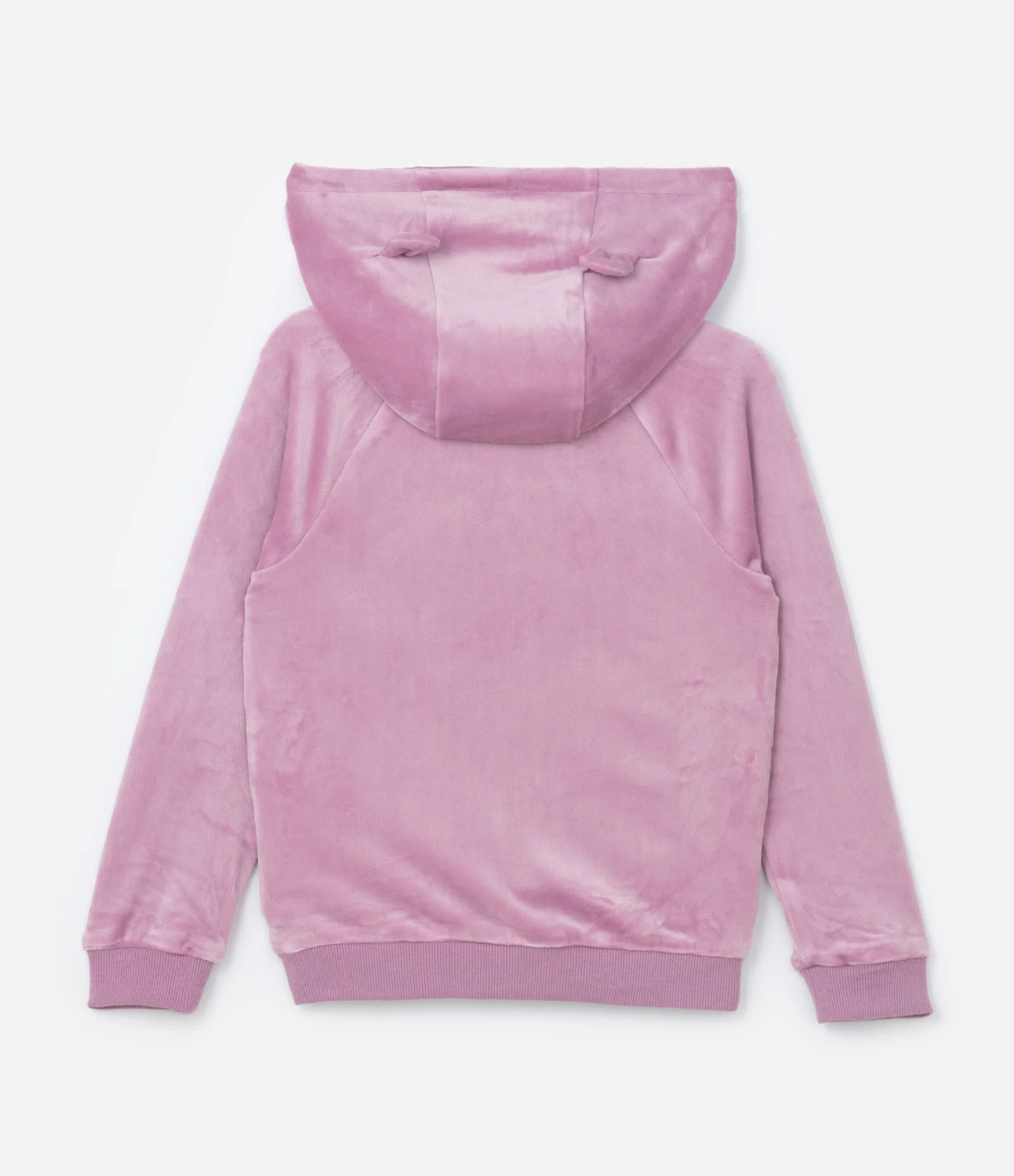 Conjunto Infantil em Plush com Bordado Coelhinha - Tam 1 a 5 Anos Rosa/Bege 2