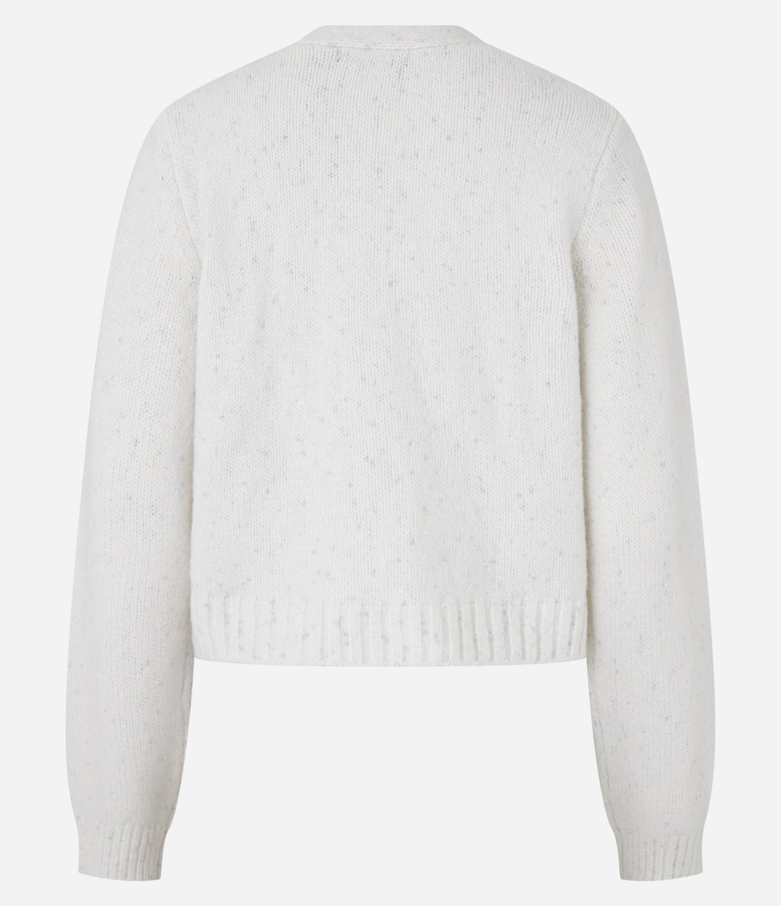 Cardigan em Tricô com Fechamento de Laços Branco 9