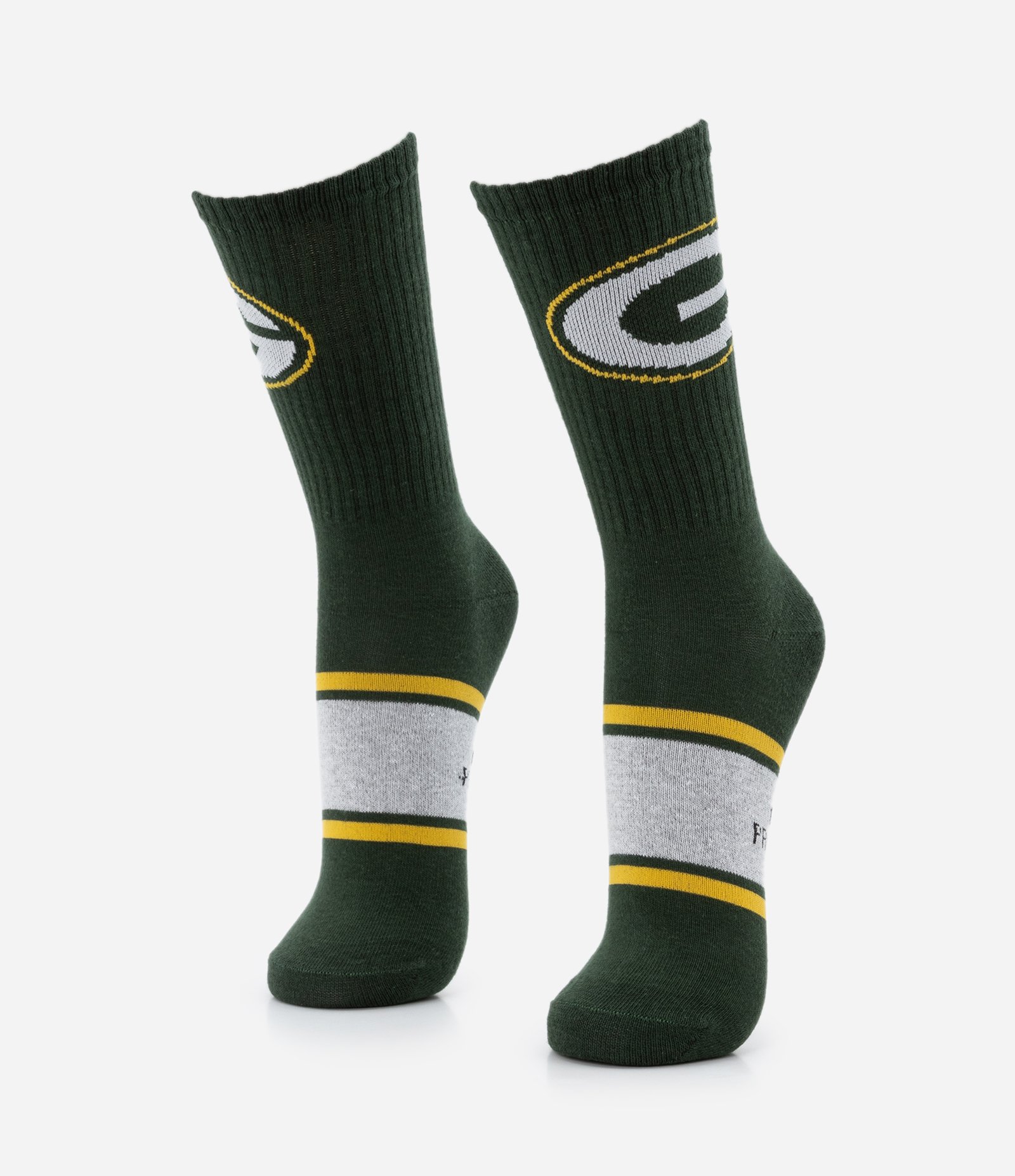 Meia Cano Alto em Algodão Estampa NFL Club Logos Verde 1