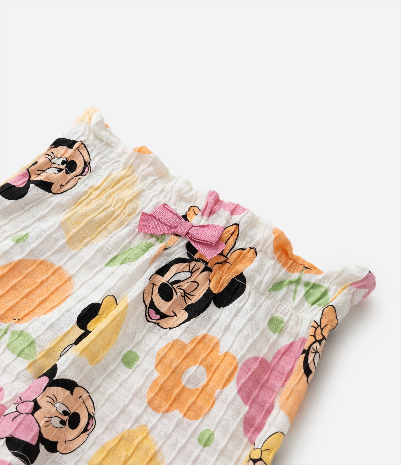 Conjunto Infantil Texturizado com Estampa da Minnie - Tam 1 a 6 Anos Multicores 3