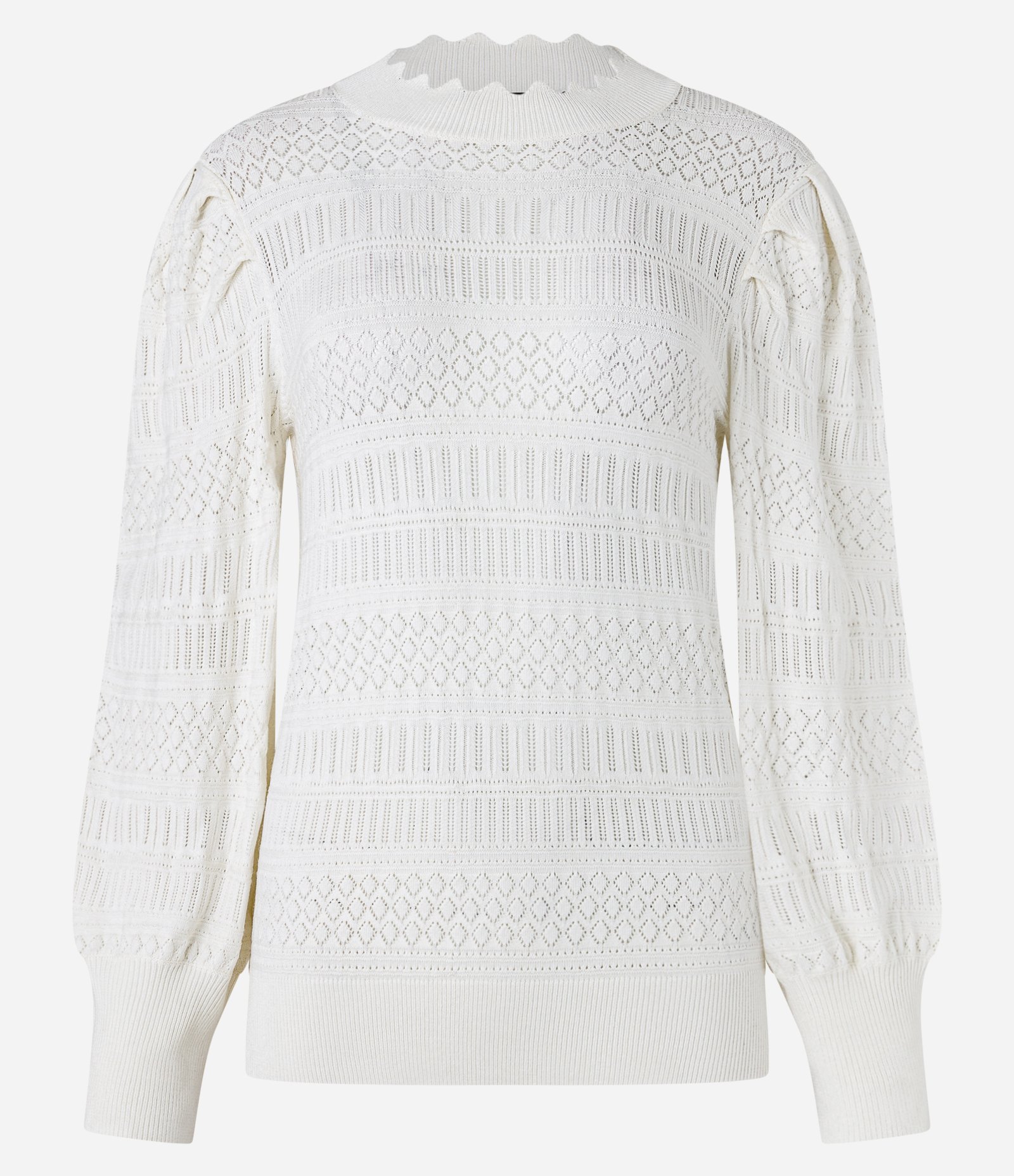 Suéter em Tricot com Pontos Diferenciados 6