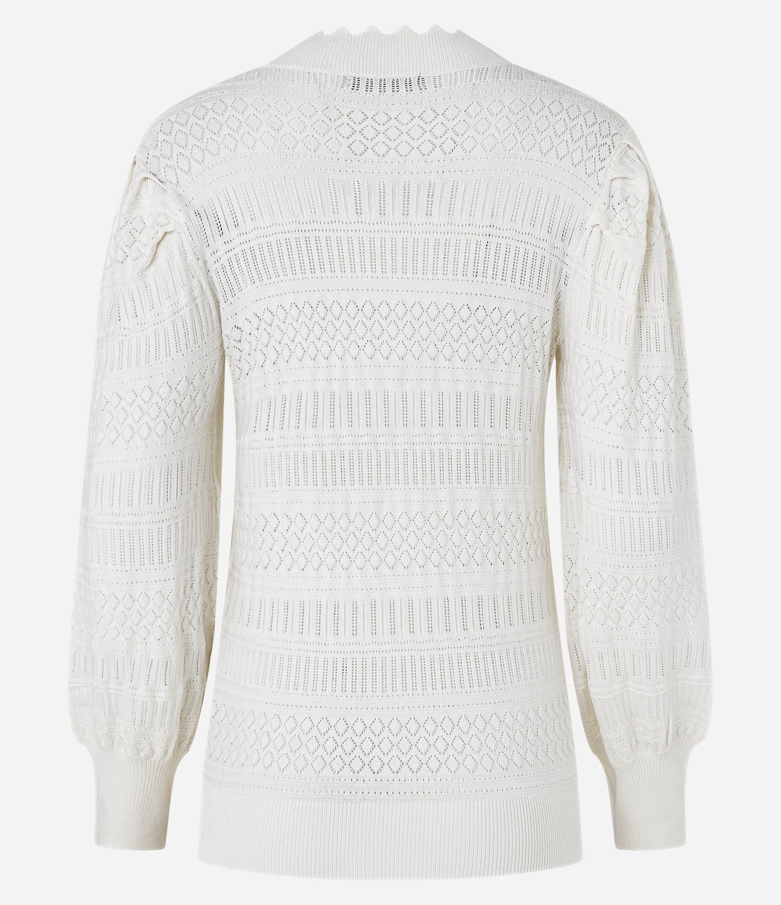 Suéter em Tricot com Pontos Diferenciados 8