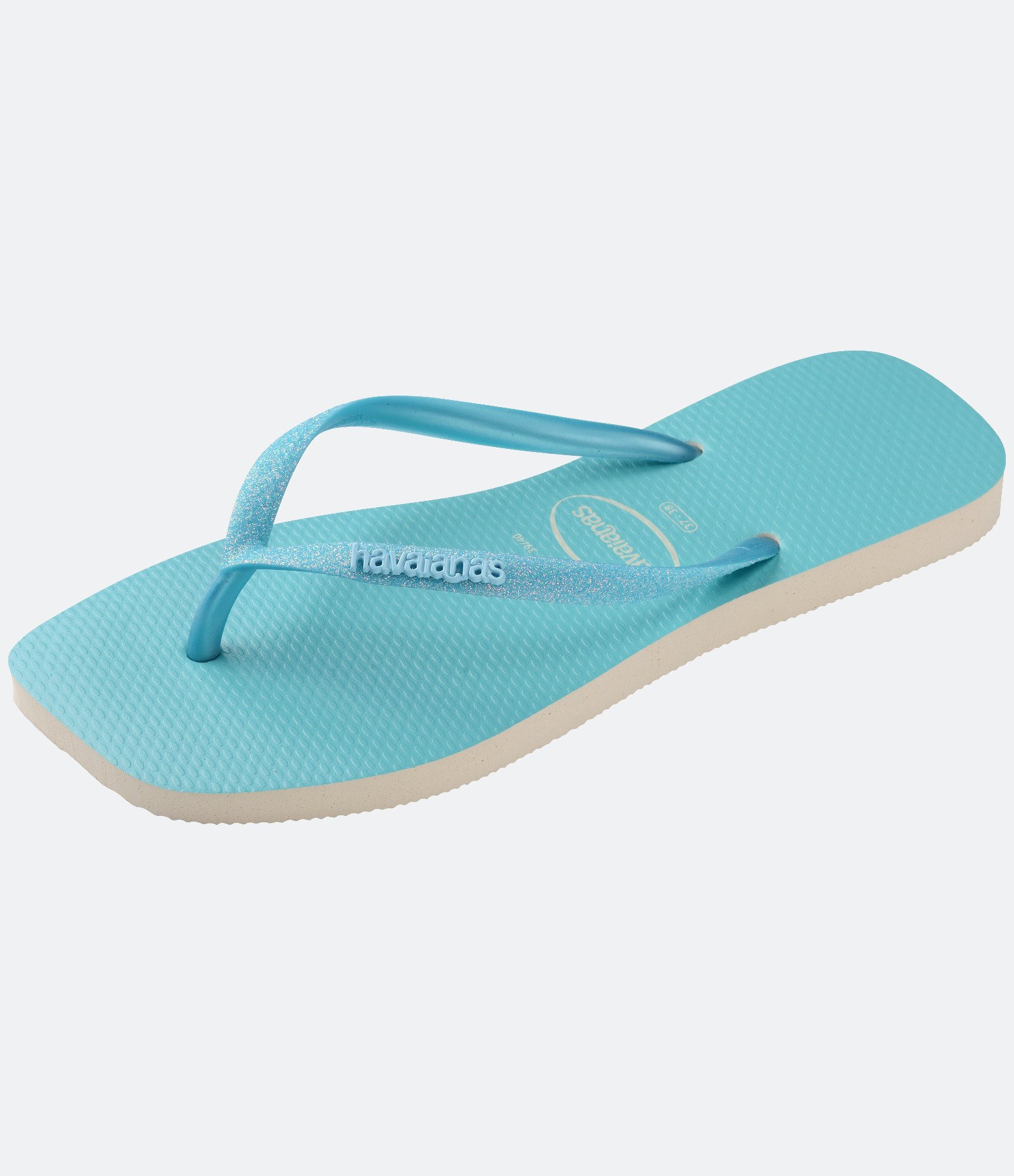 Chinelo Square Havaianas Glitter Neon Azul 4